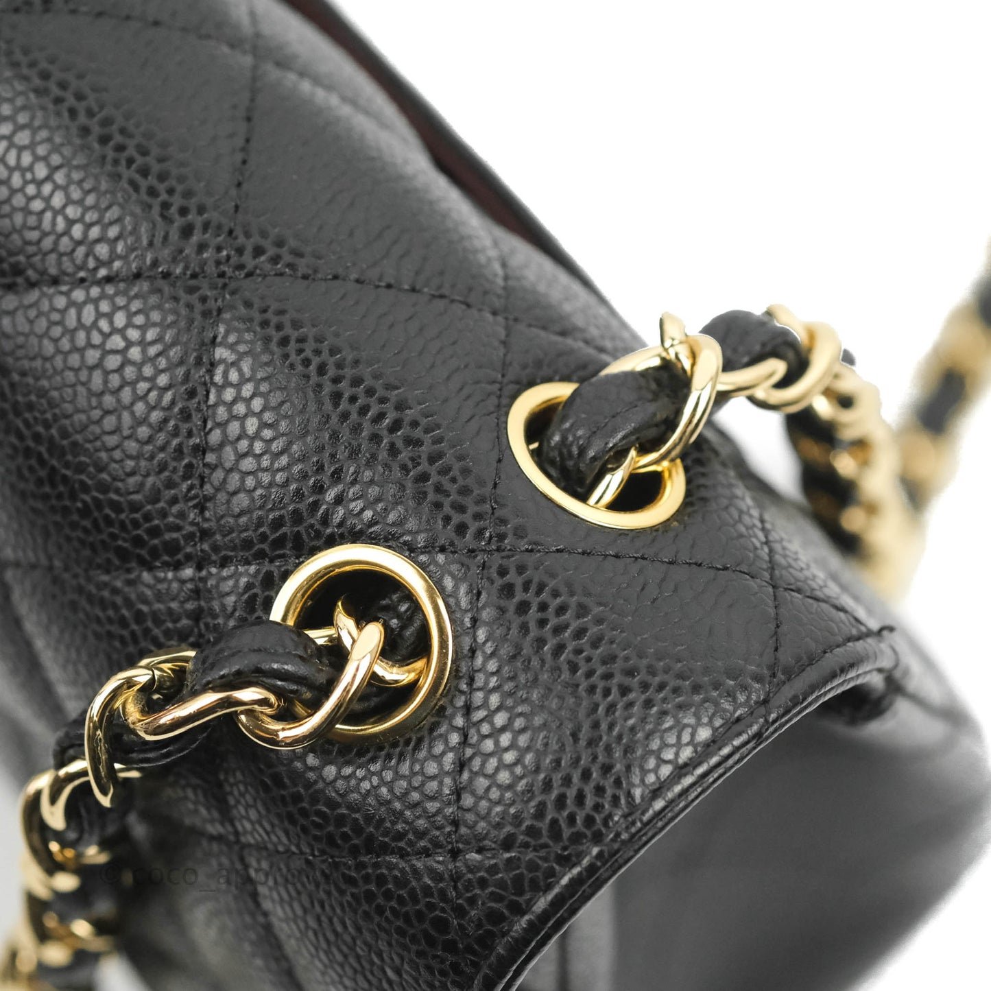Chanel Jumbo Double Flap Black Caviar Gold Hardware⁣⁣