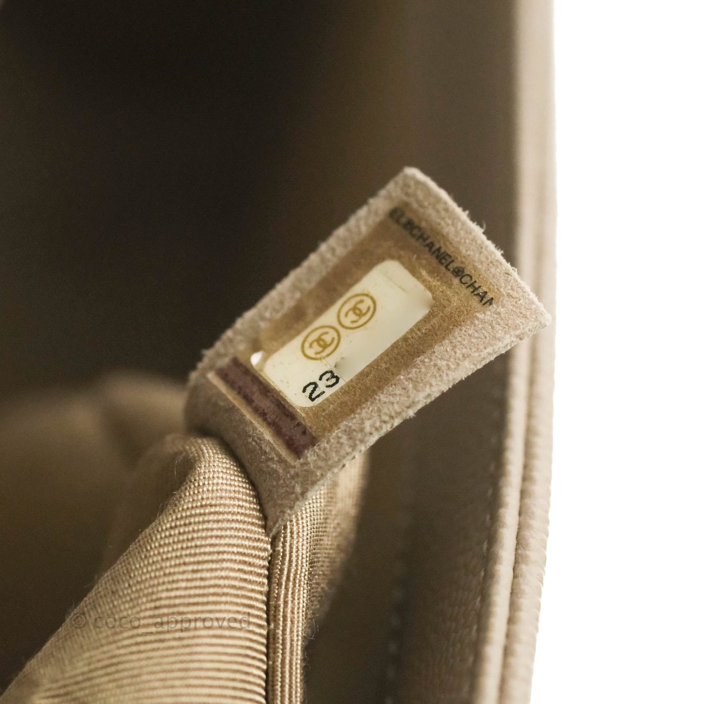 Chanel Quilted Medium Boy Grey Caviar Gold Hardware