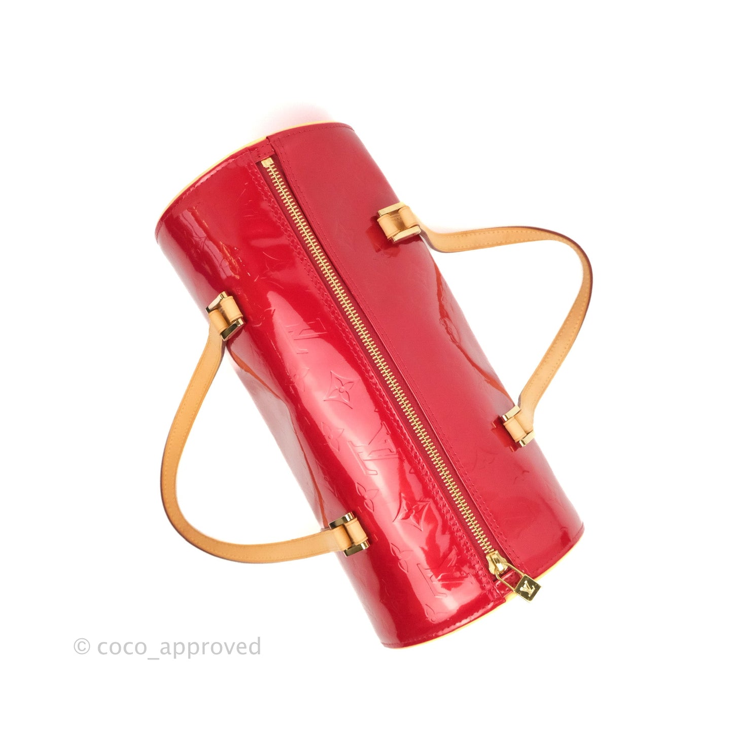Louis Vuitton Papillon 30 Red Patent Monogram