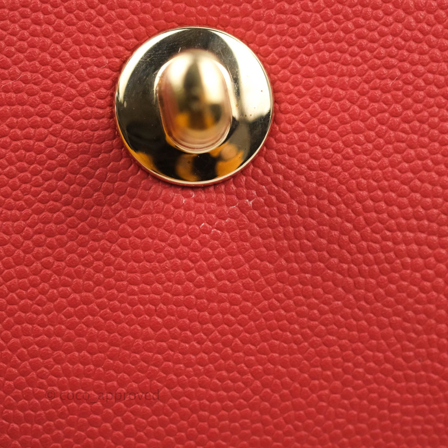 Chanel Quilted Small Business Affinity Flap Red Caviar Gold Hardware