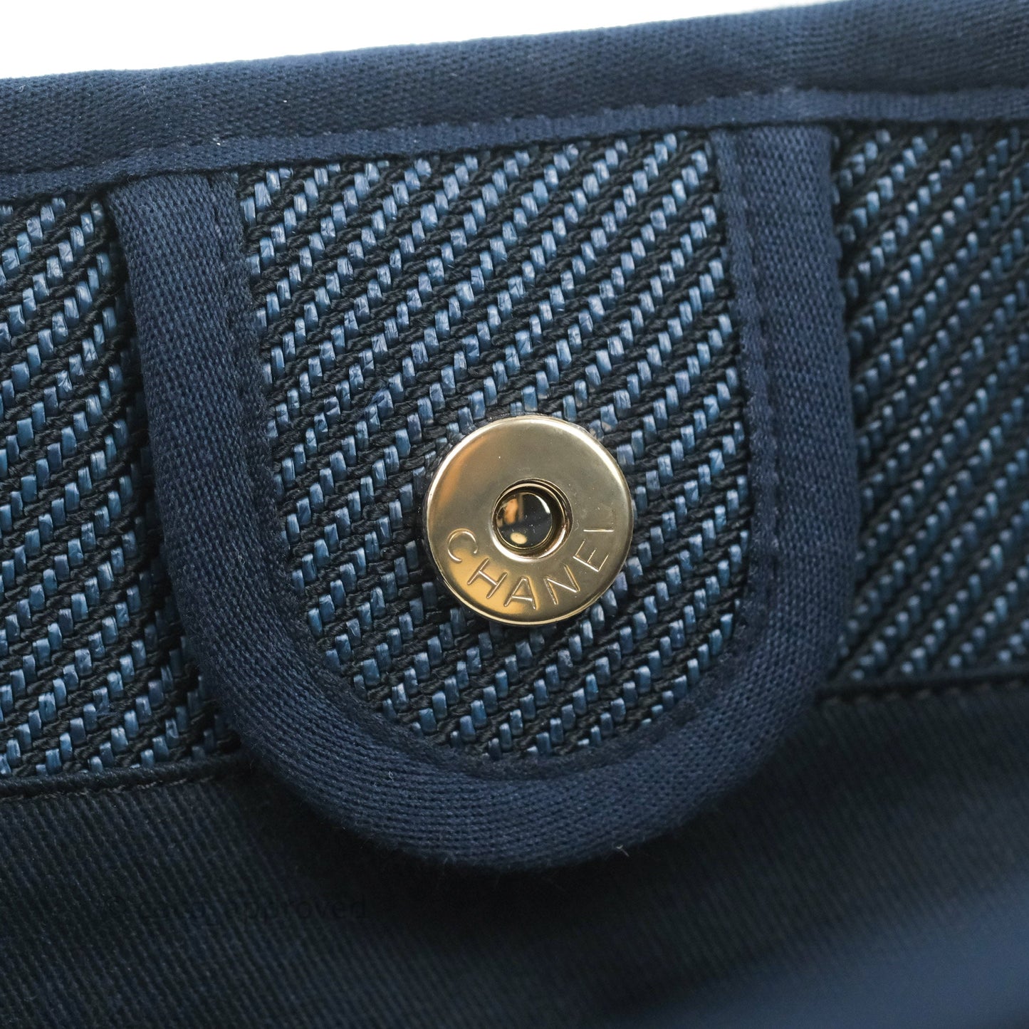 Chanel Canvas Deauville Medium Navy
