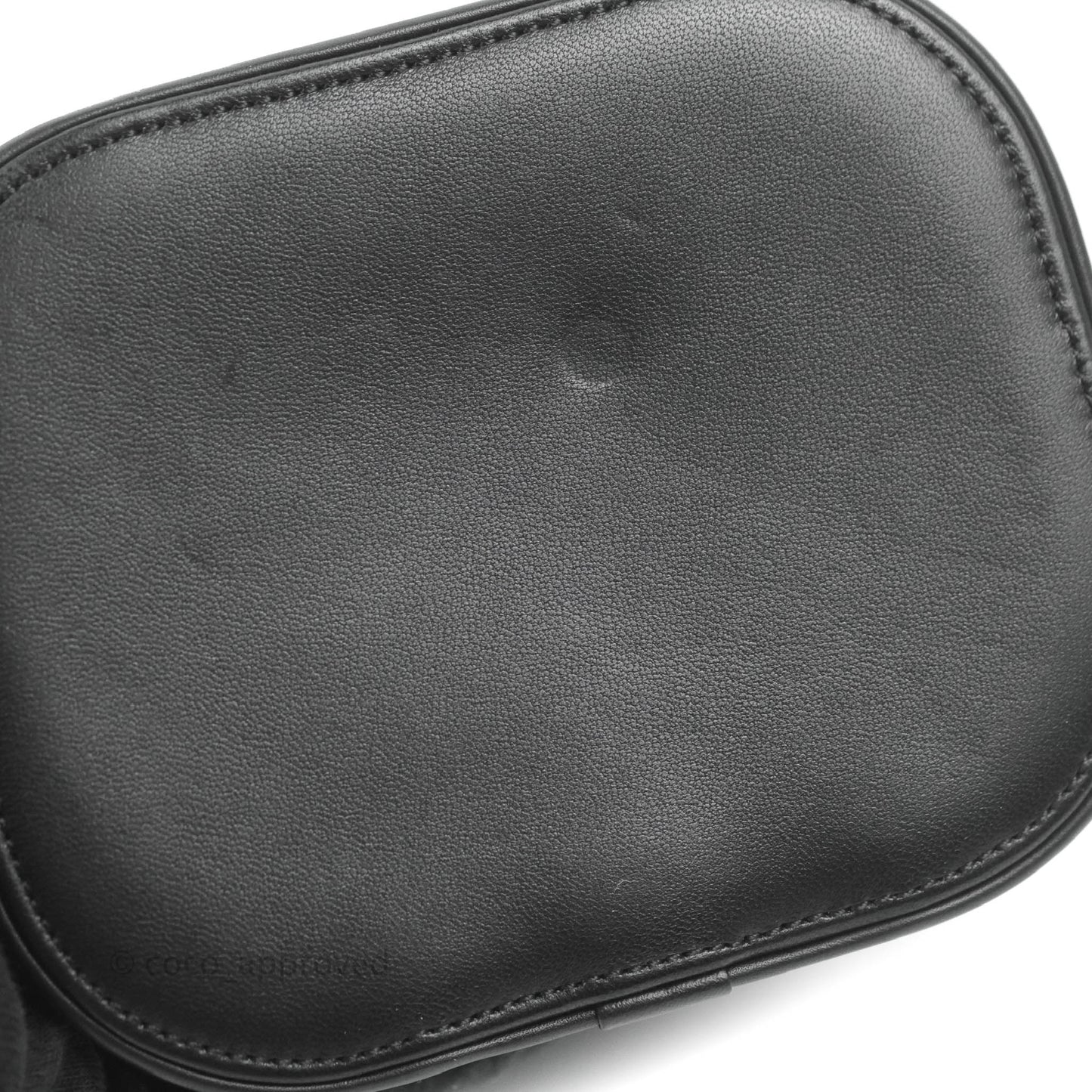 Chanel CC Mania Vanity Case Black Lambskin Gold Hardware