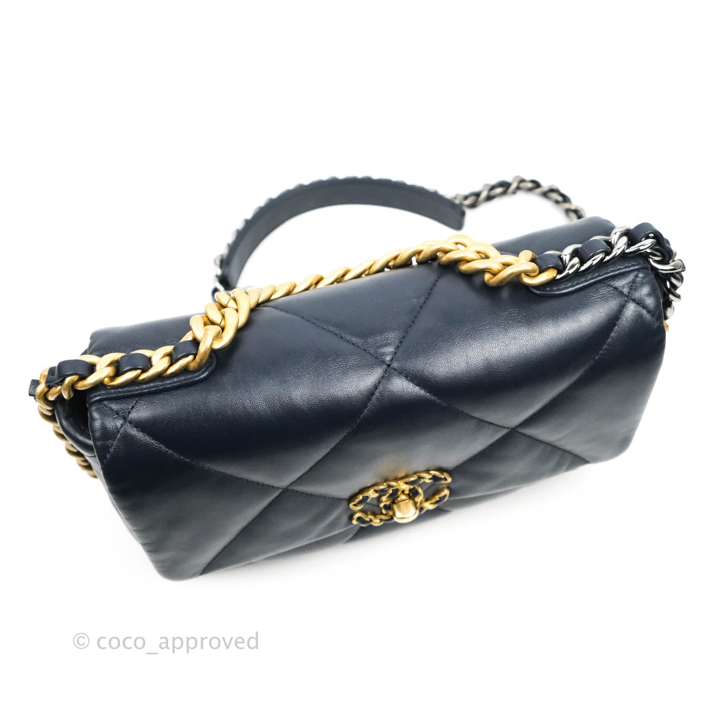 Chanel 19 Small Navy Mixed Hardware