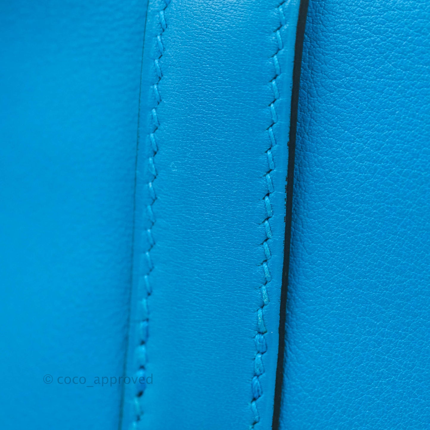 Hermès Jige Duo Wallet Bleu Zanzibar Swift