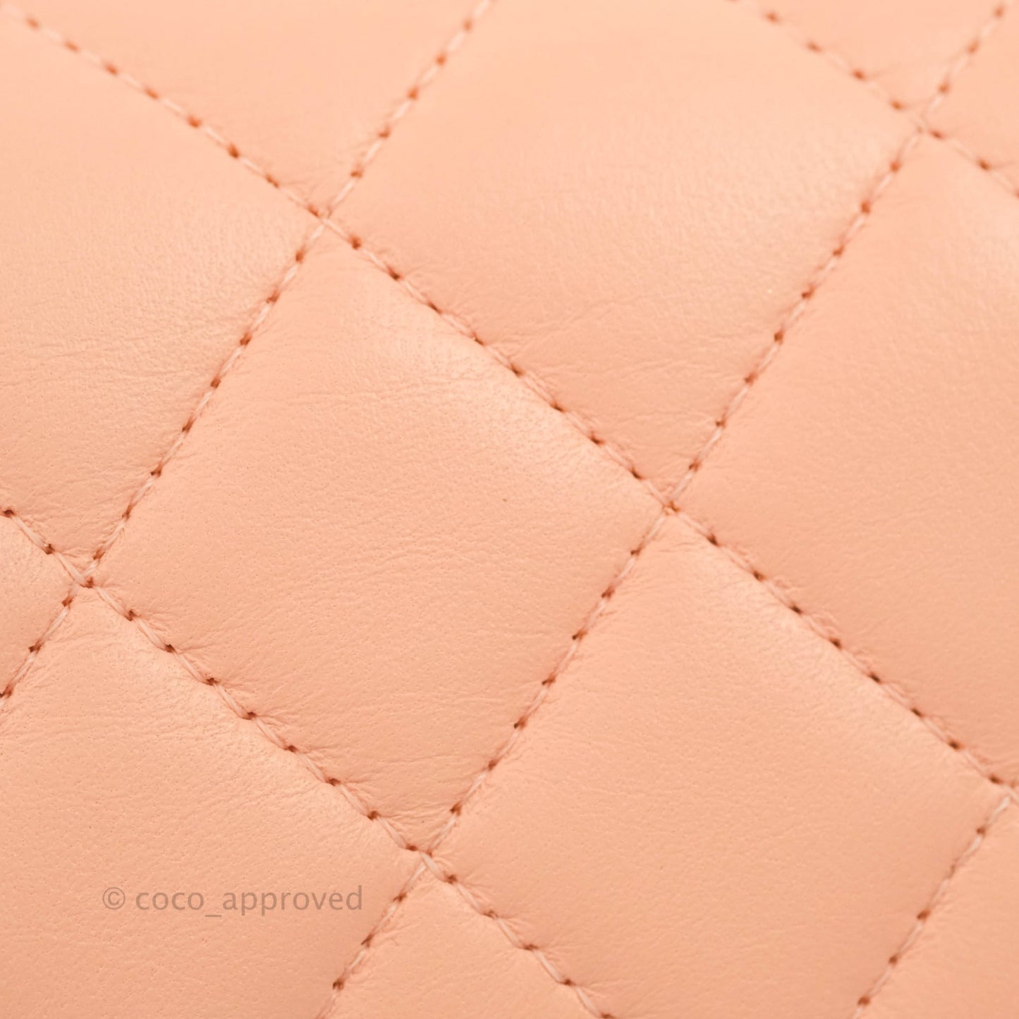 Chanel Quilted Mini Rectangular Flap Orange Clair Lambskin Gold Hardware