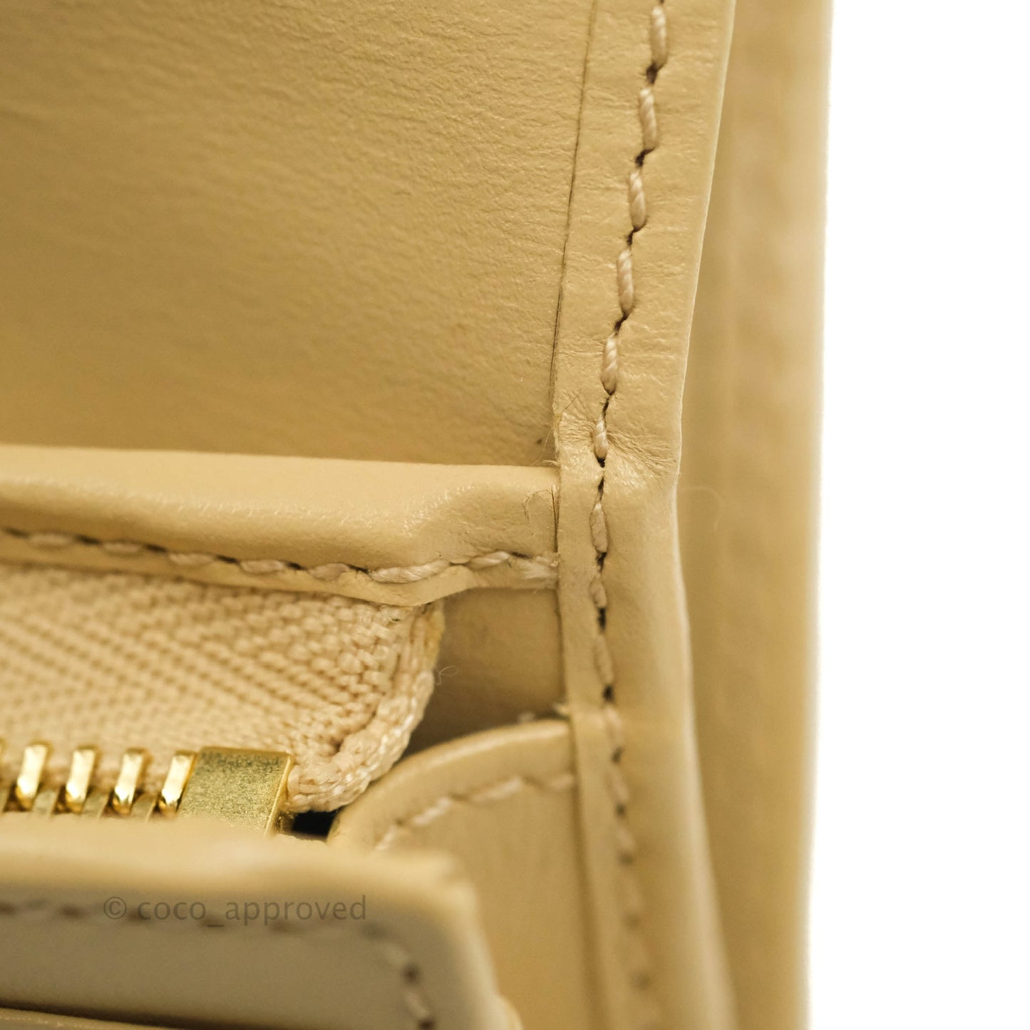 Gucci Horsebit 1955 Card Case Wallet Beige