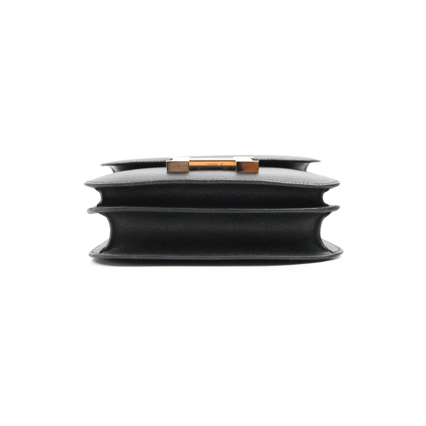 Hermès Constance Mini 18cm Black Epsom Rose Gold Hardware