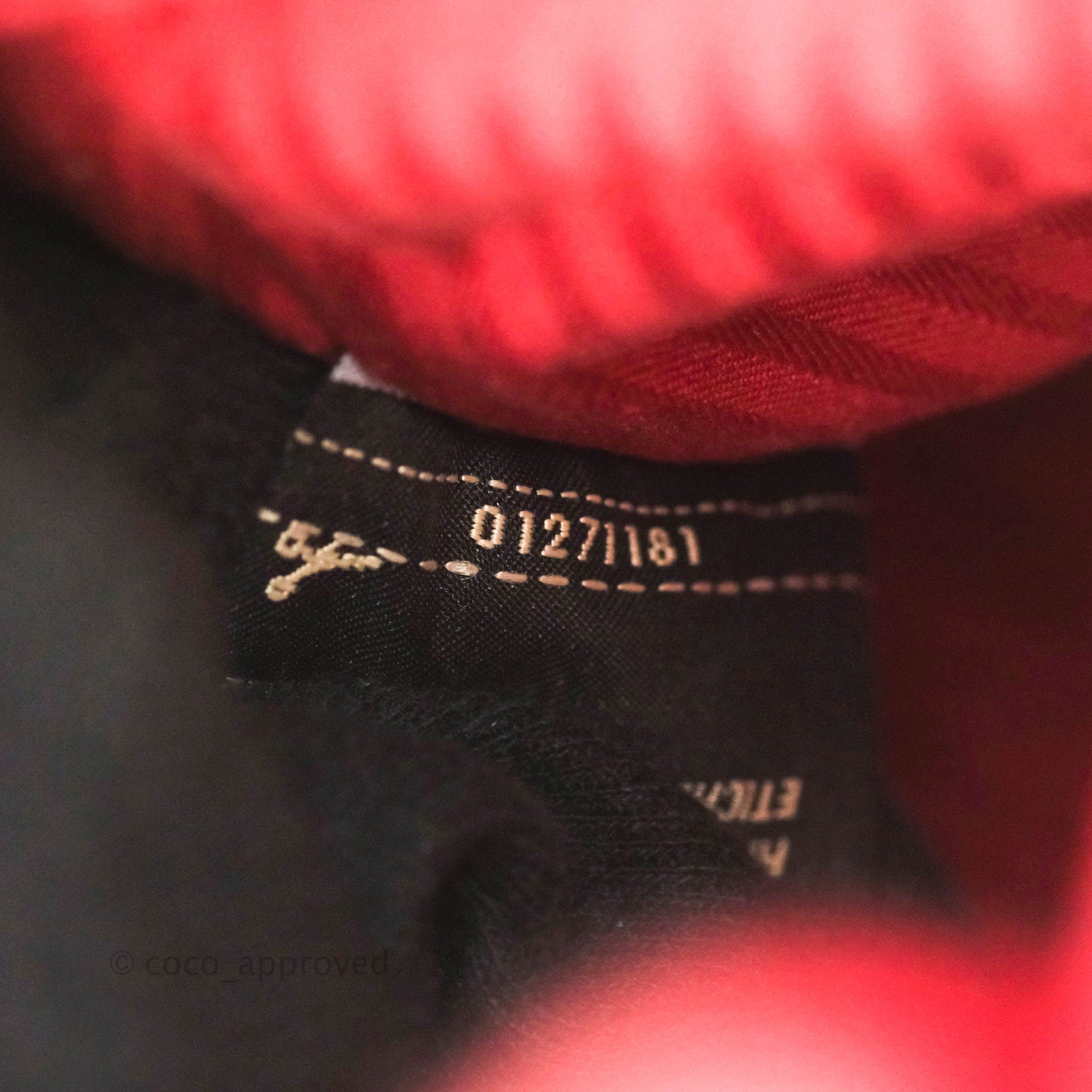 Fendi 2 Jours Red Bag Gold Hardware