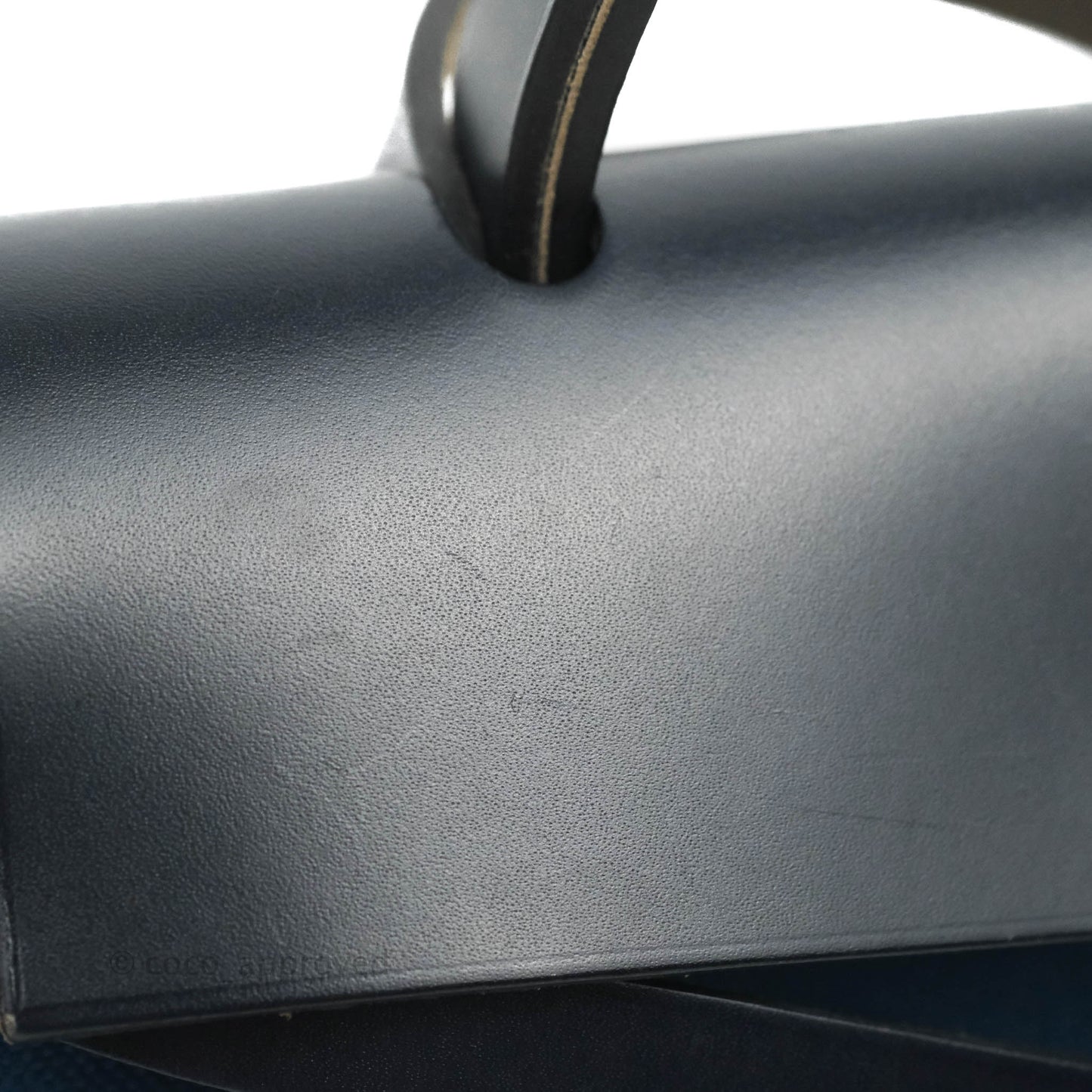 Hermès Herbag Zip 31 Bleu Ocean/Bleu Indigo Canvas Palladium Hardware
