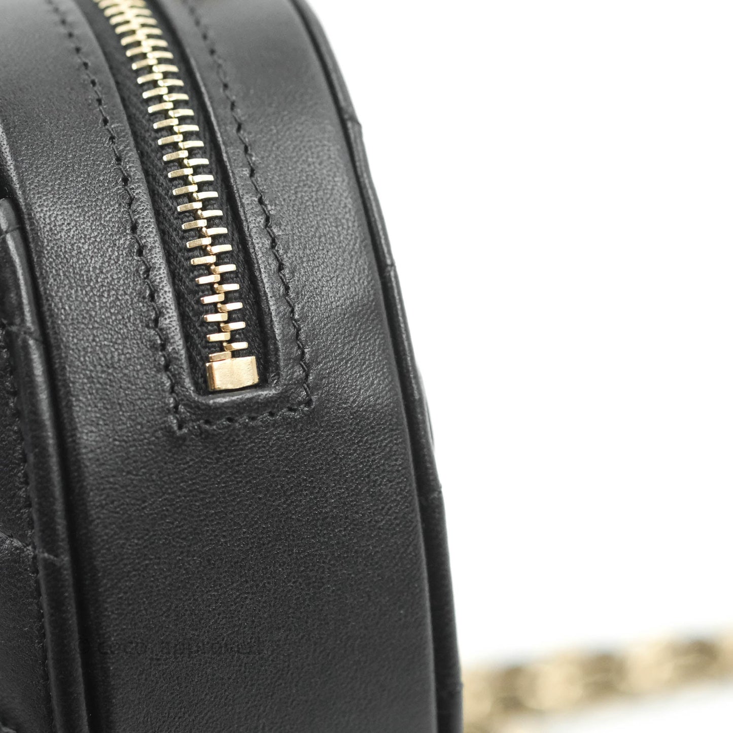 Chanel Small Heart Bag Black Lambskin Gold Hardware 22S