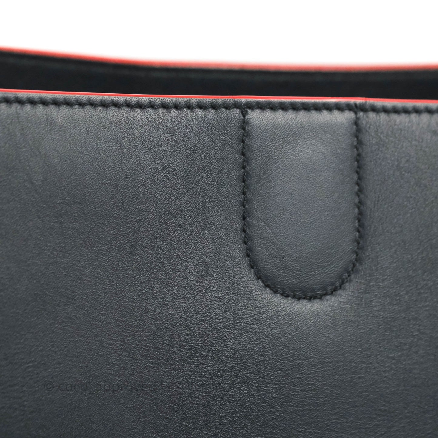 Celine Sangle Bucket Bag Navy Calfskin