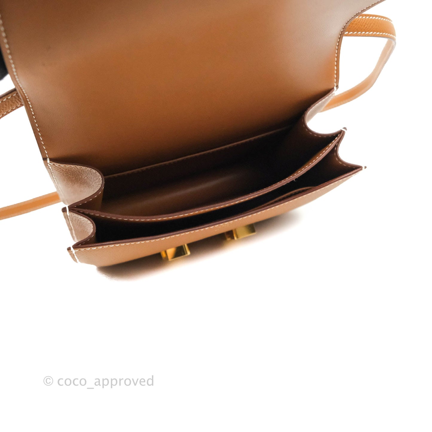 Hermès Constance Mini 18 Gold Epsom Gold Hardware