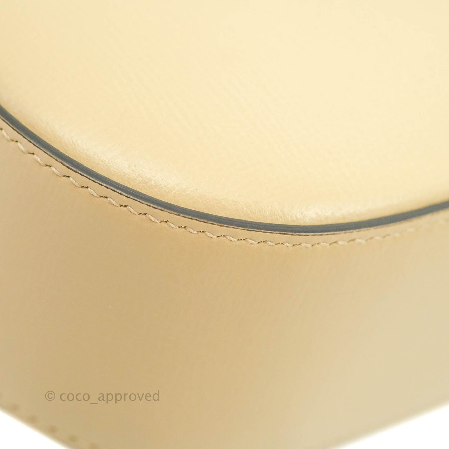 Gucci 1955 Horsebit Mini Shoulder Bag Beige Calfskin Gold Hardware