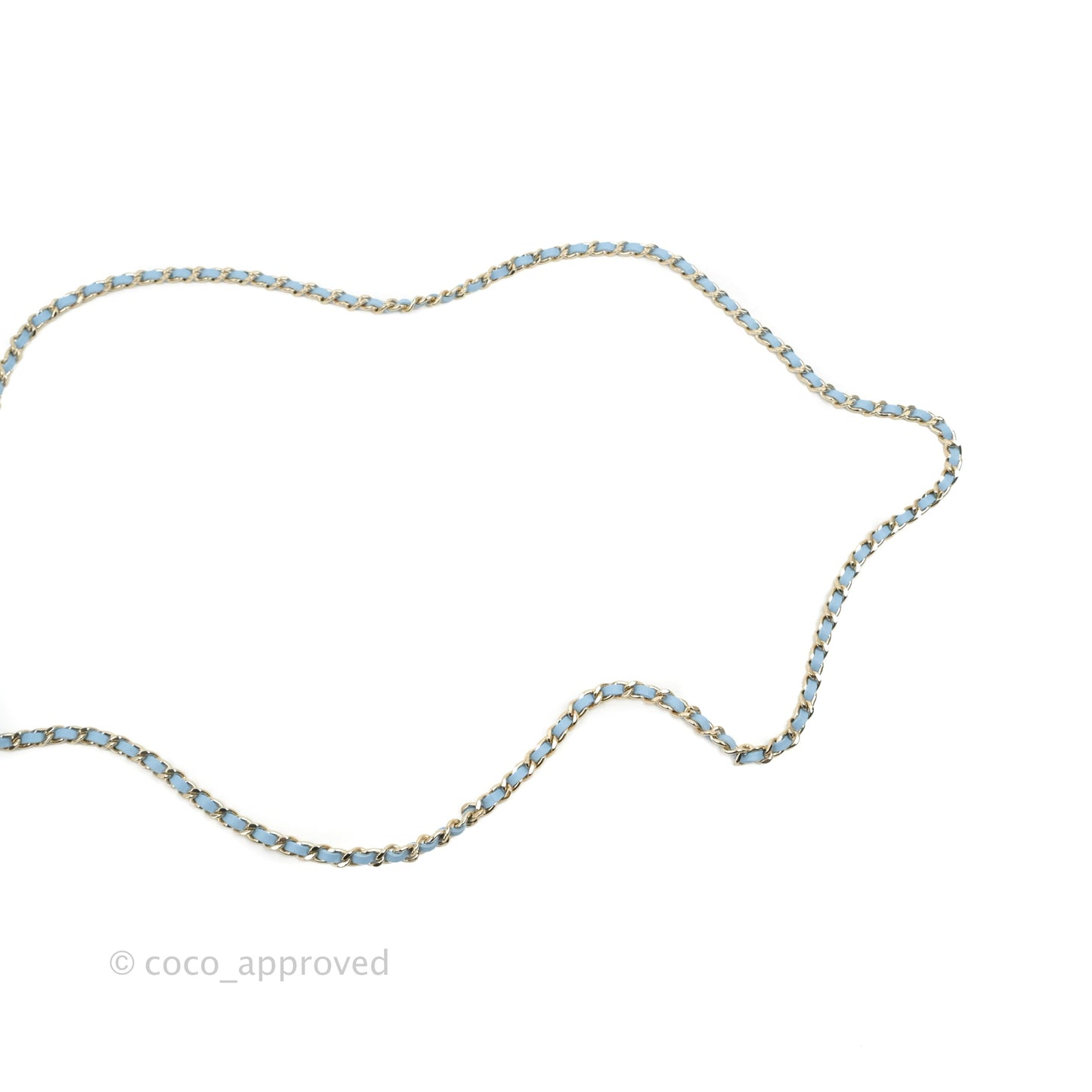 Chanel Small Heart Bag Blue Lambskin Gold Hardware 22S