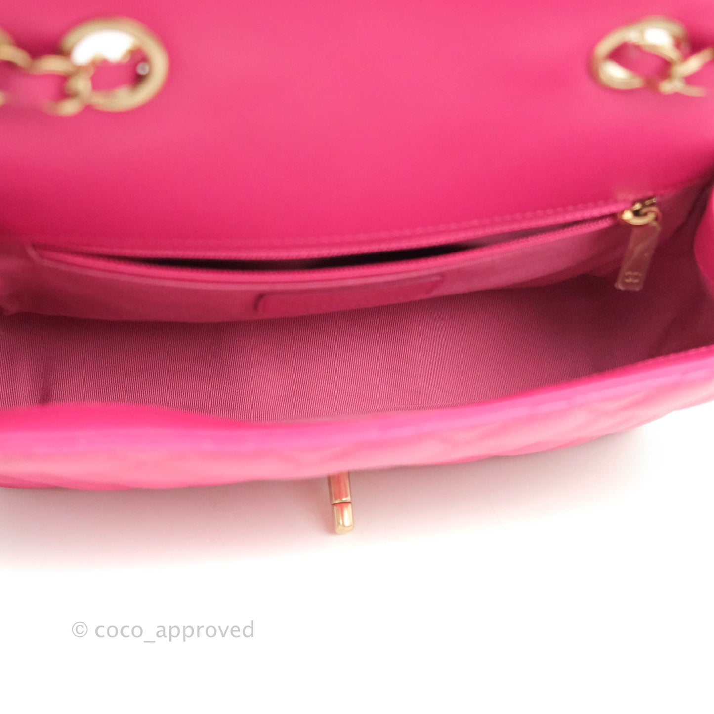 Chanel Quilted Small Flap Pink Lambskin Matte Gold Hardware
