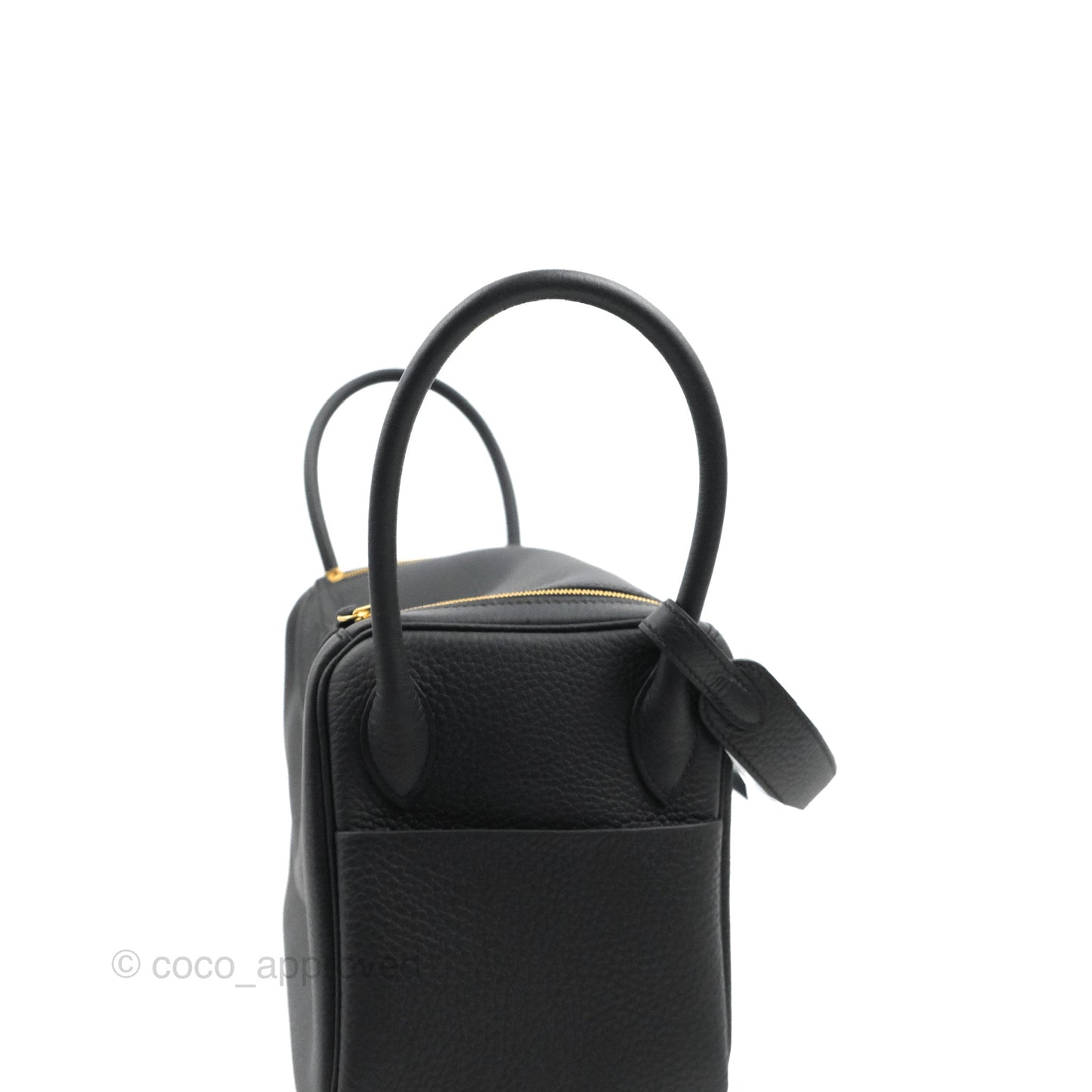 Hermès Lindy 26 Black TC Gold Hardware