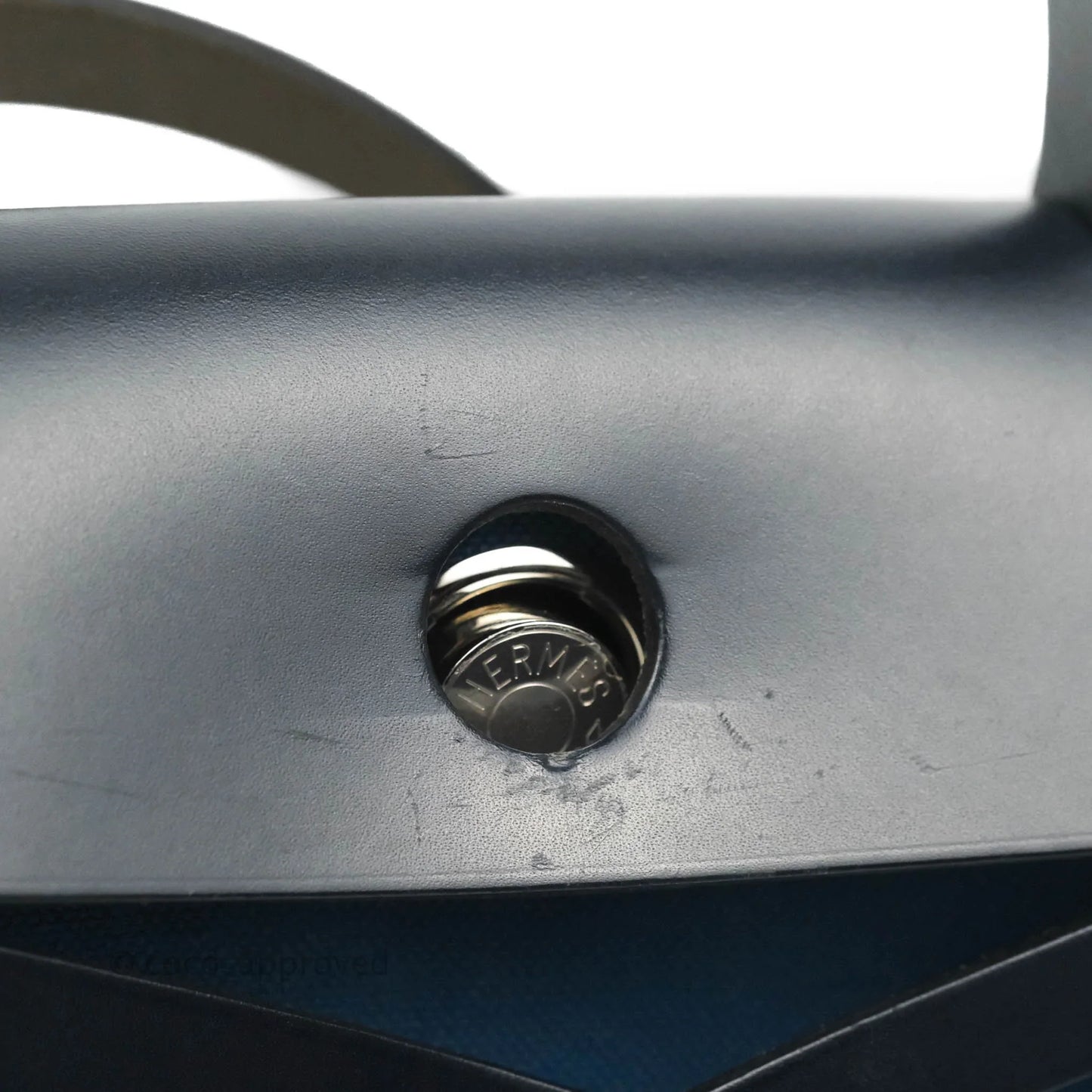 Hermès Herbag Zip 31 Bleu Ocean/Bleu Indigo Canvas Palladium Hardware