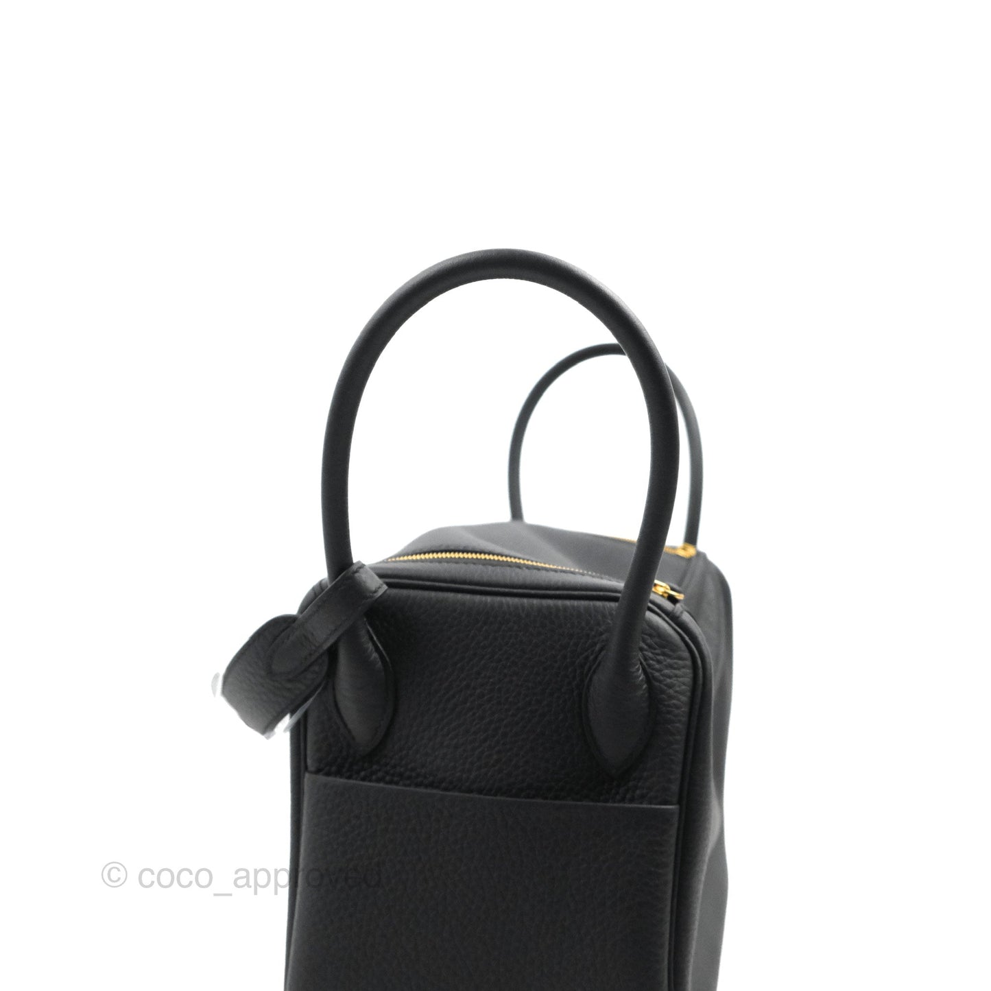 Hermès Lindy 26 Black TC Gold Hardware