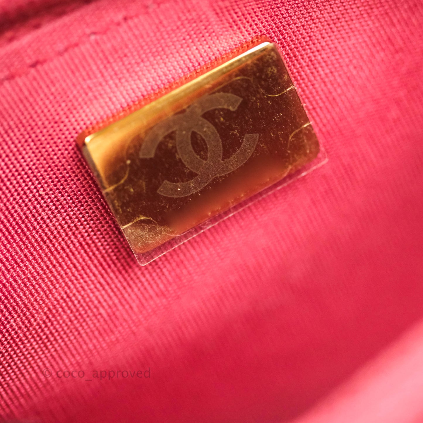 Chanel Quilted Perfect Fit Adjustable Wallet On Chain WOC Pink Calfskin Aged Gold Hardware