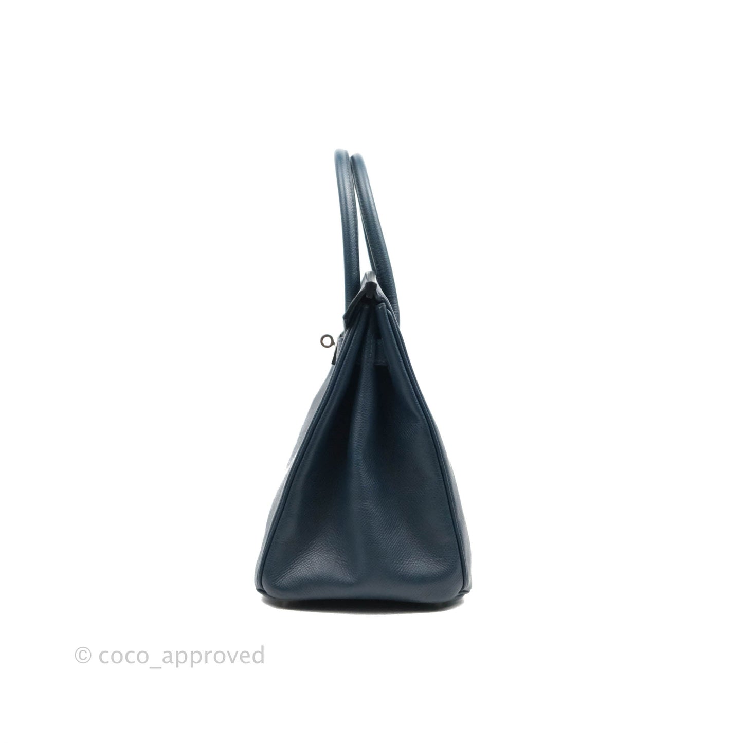 Hermès Birkin 30 Navy Epsom Silver Hardware