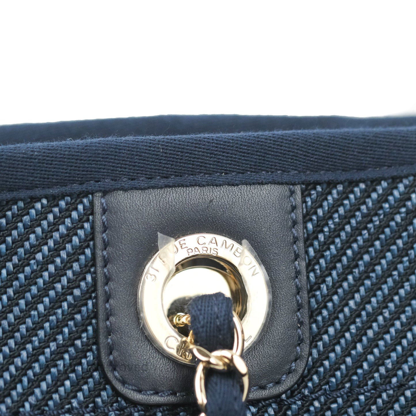 Chanel Canvas Deauville Medium Navy