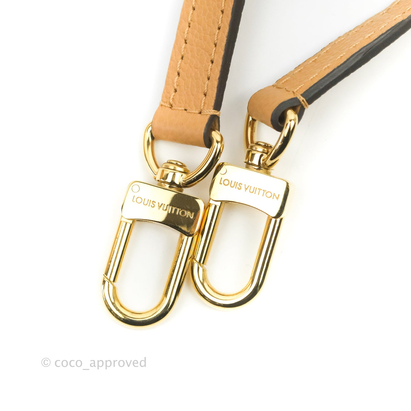 Louis Vuitton Nano Speedy Monogram Canvas Arizona Beige Gold Hardware