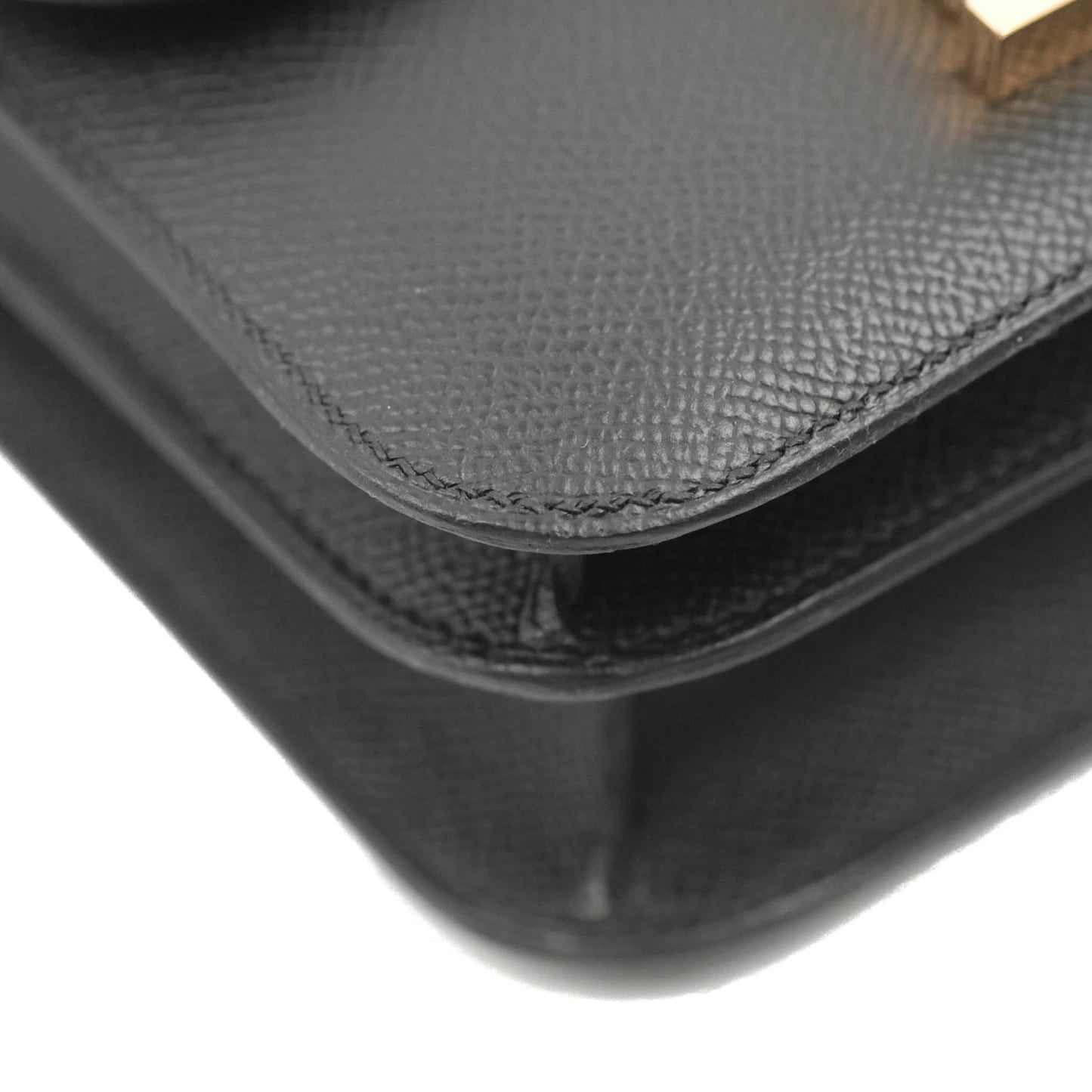 Hermès Constance Mini 18cm Black Epsom Rose Gold Hardware
