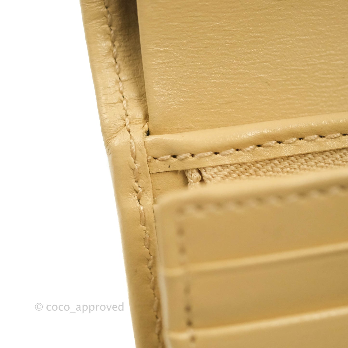 Gucci Horsebit 1955 Card Case Wallet Beige