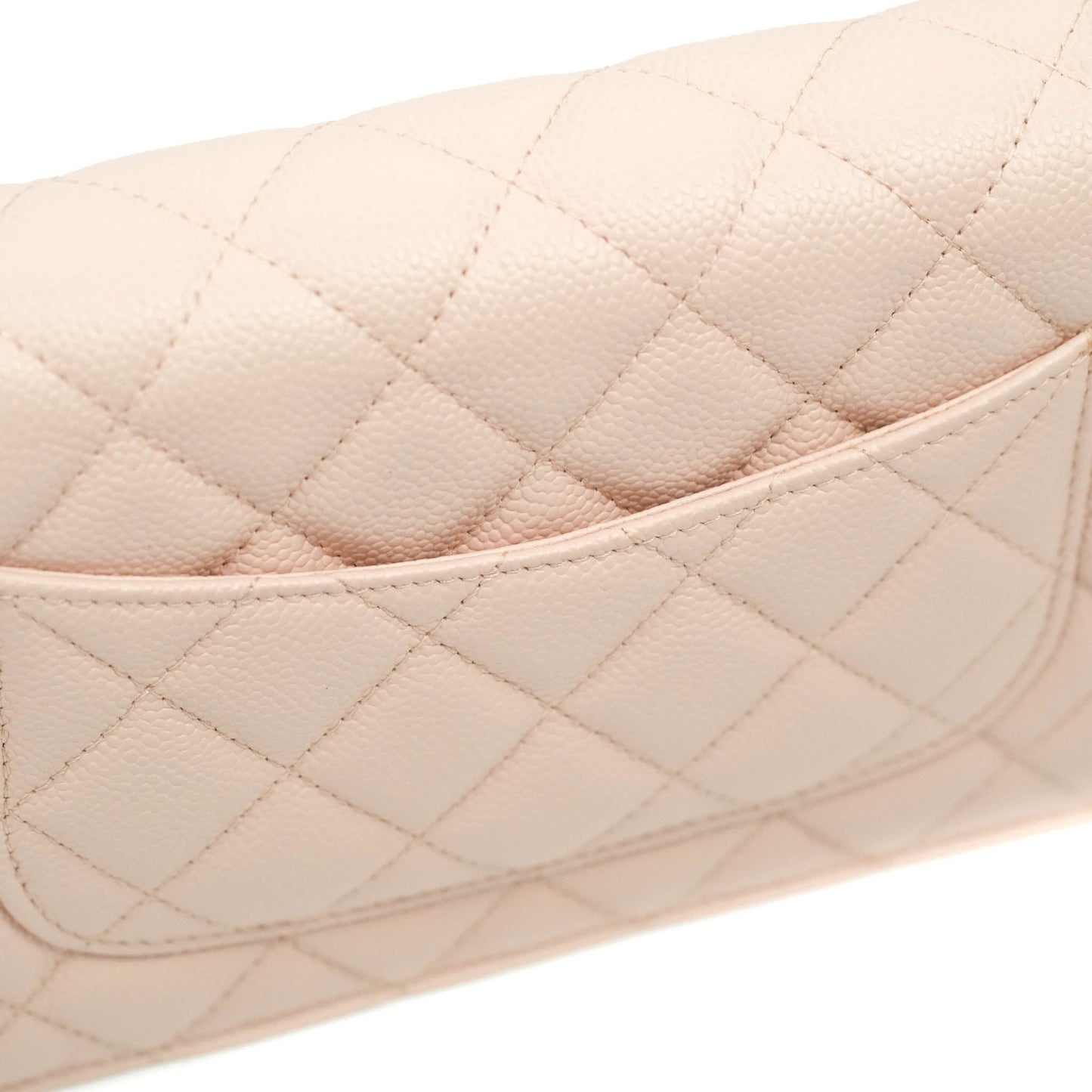 Chanel Wallet on Chain Pale Pink Caviar Gold Hardware 21C