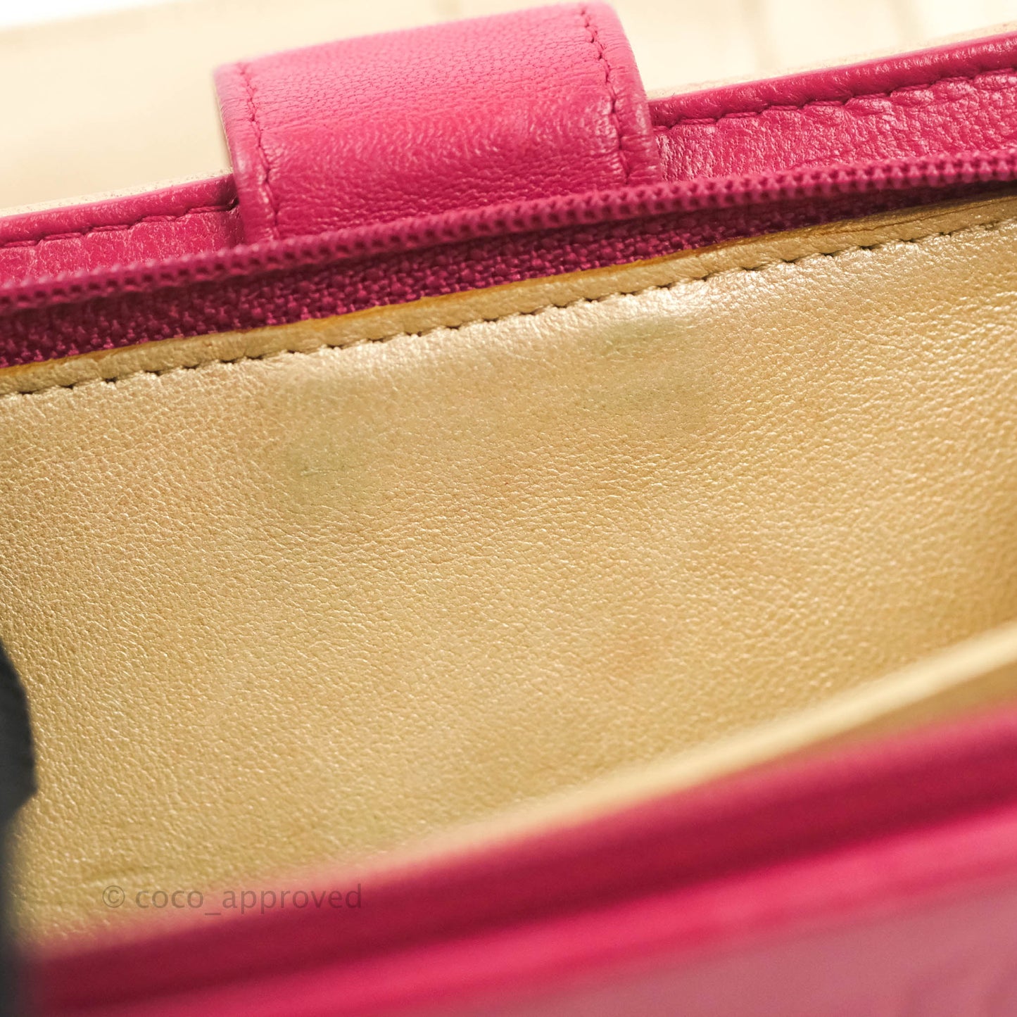 Chanel Wallet in Pink Camellia Embossed Lambskin