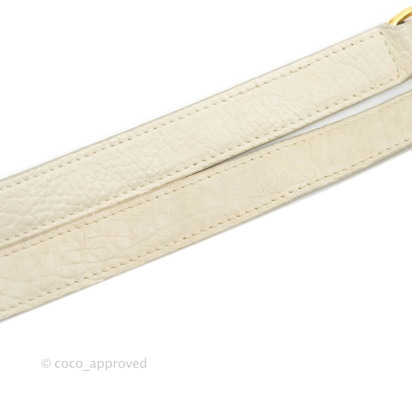 Celine Small Sleek Calfskin Tri-Color Trapeze Ivory