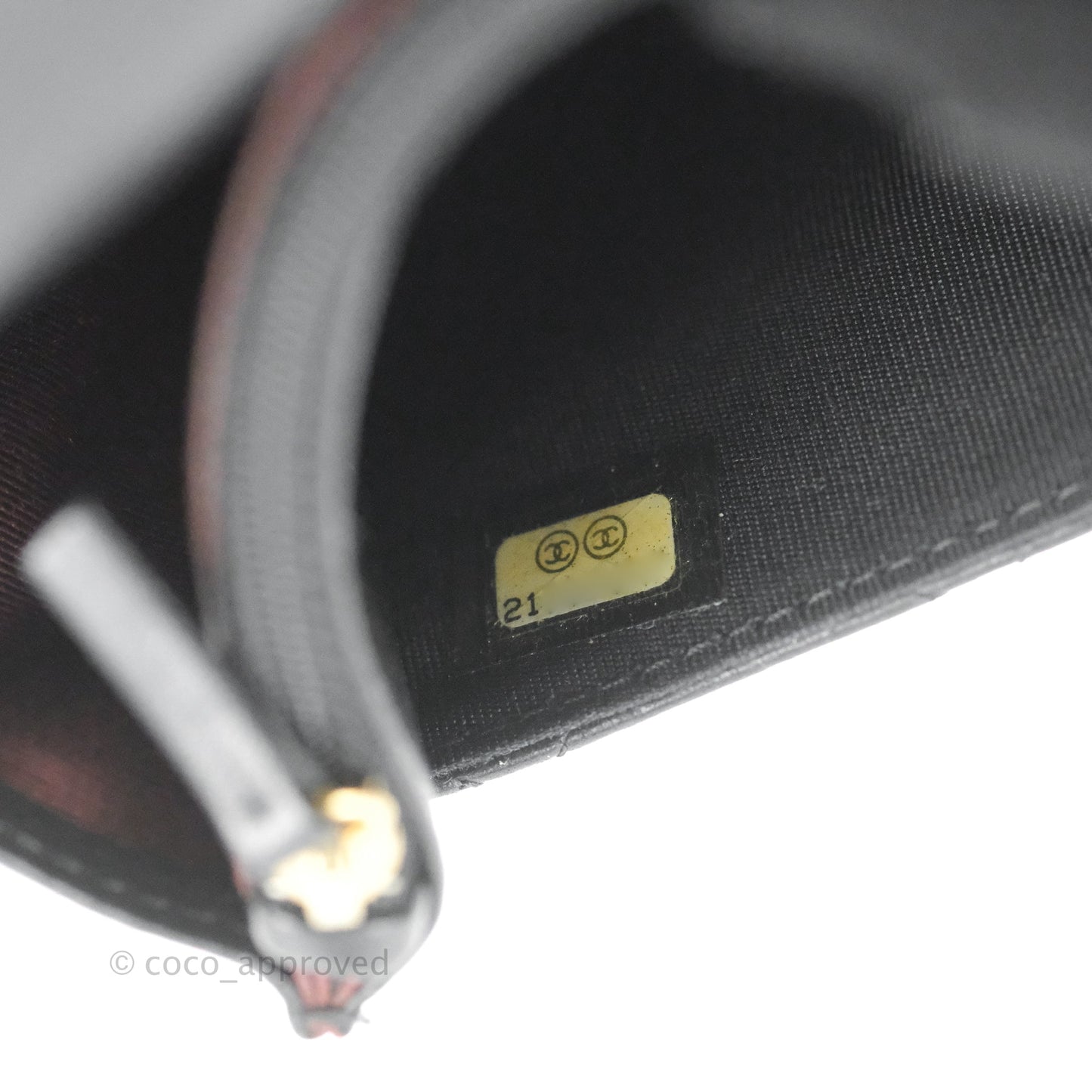 Chanel Quilted Classic Wallet on Chain WOC Black Lambskin Gold Hardware