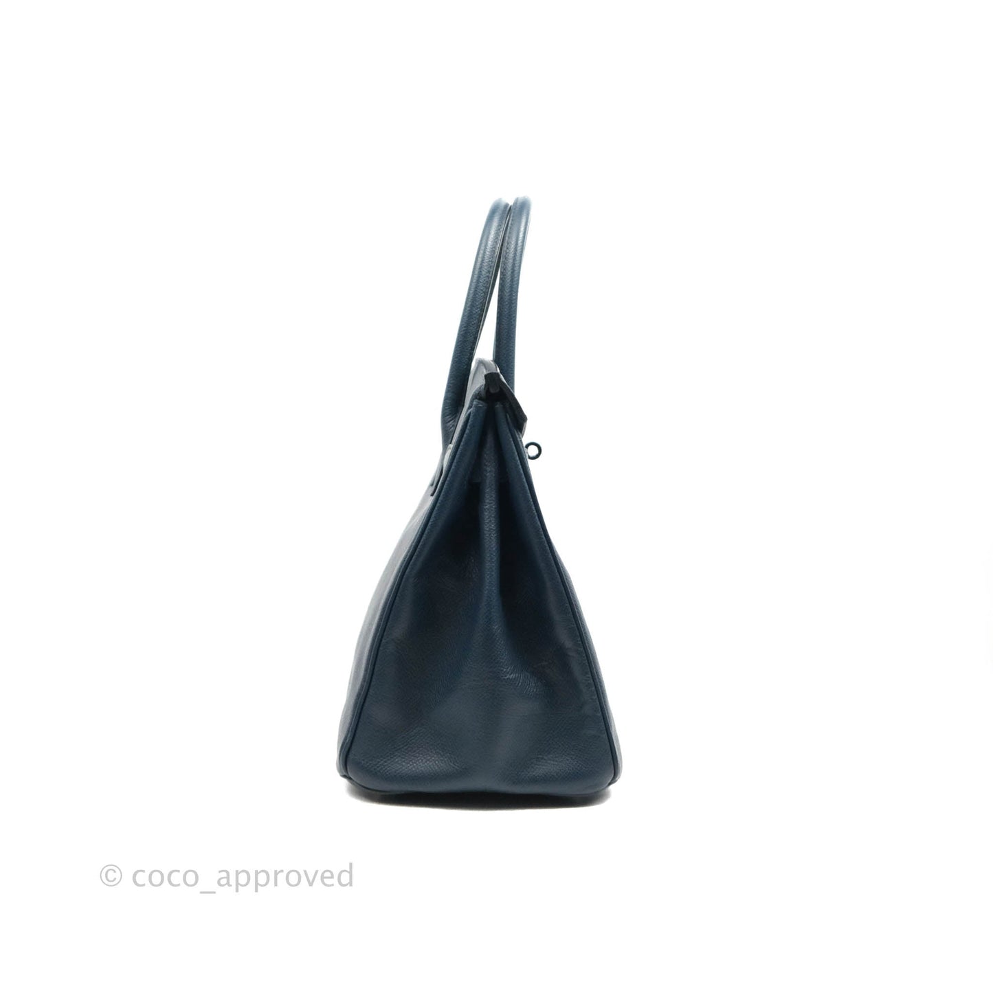 Hermès Birkin 30 Navy Epsom Silver Hardware