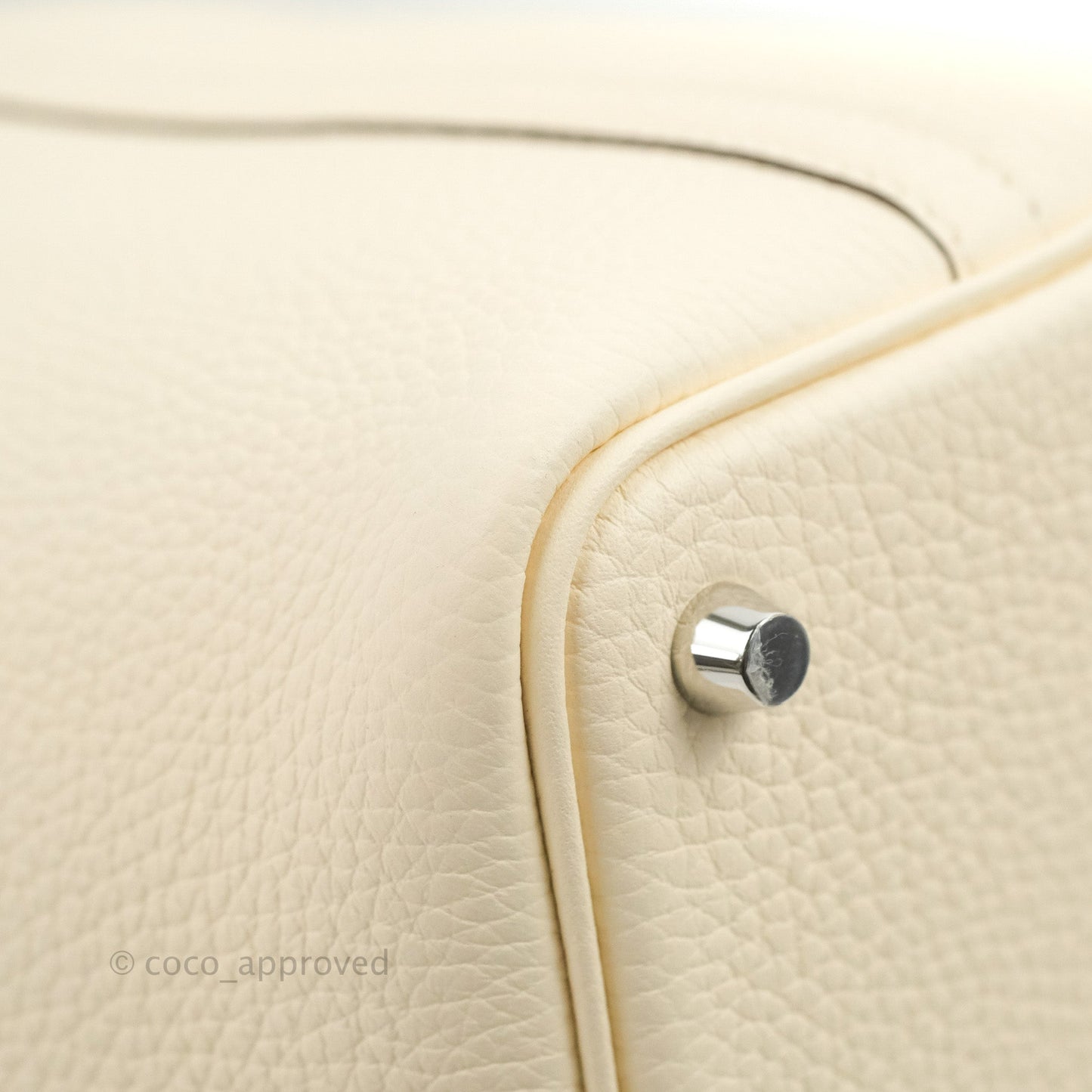 Hermès Picotin Lock 18 PM Nata Clemence Silver Hardware