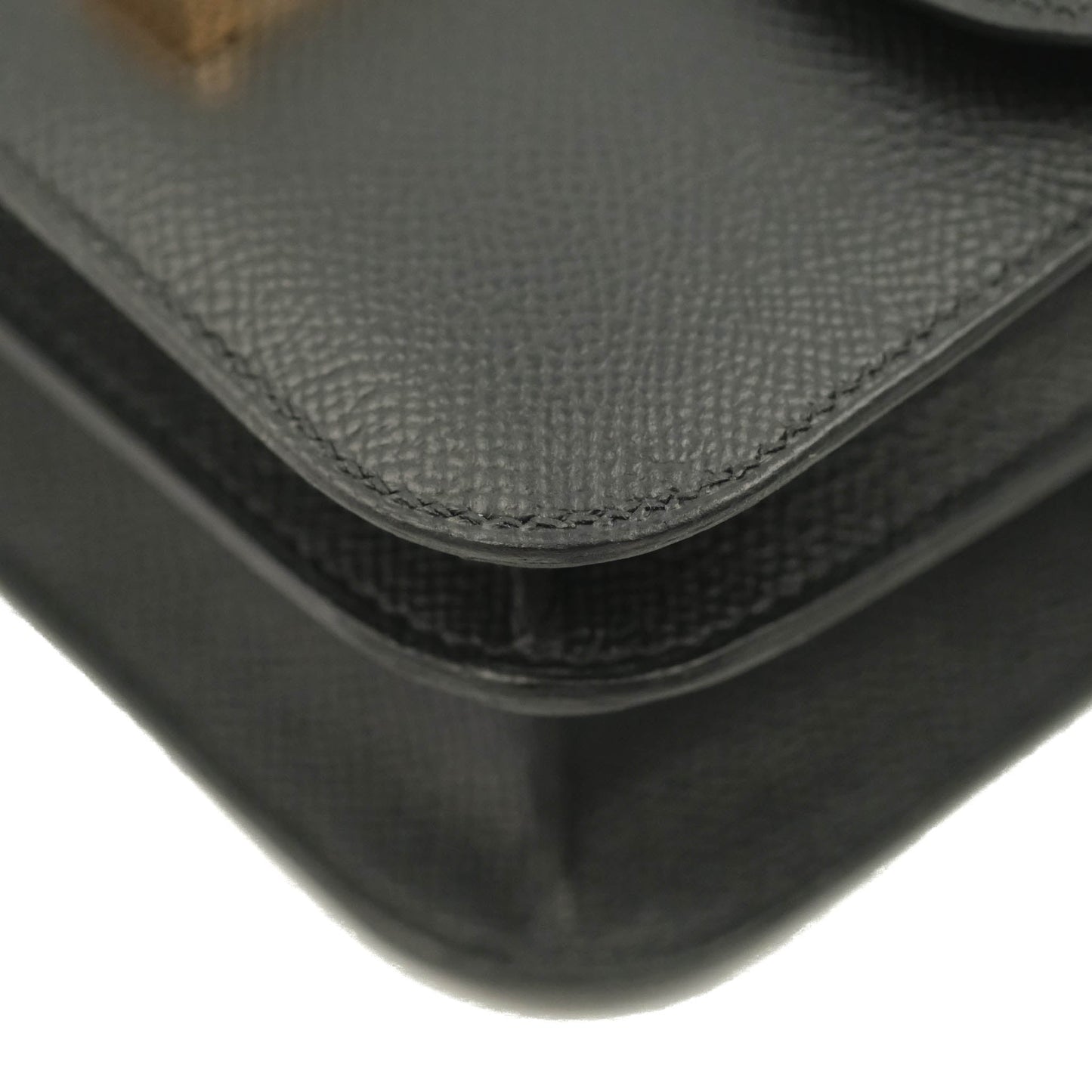 Hermès Constance Mini 18cm Black Epsom Rose Gold Hardware