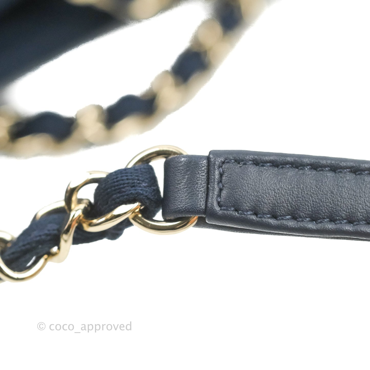 Chanel Canvas Deauville Medium Navy