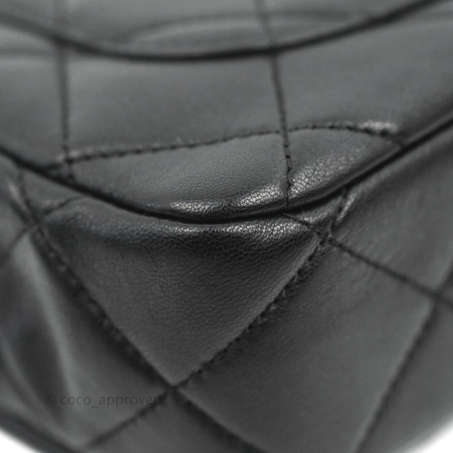 Chanel Quilted Mini Flap Bag With Chanel Logo Top Handle Lambskin Calfskin Mixed Fibers Gold Hardware