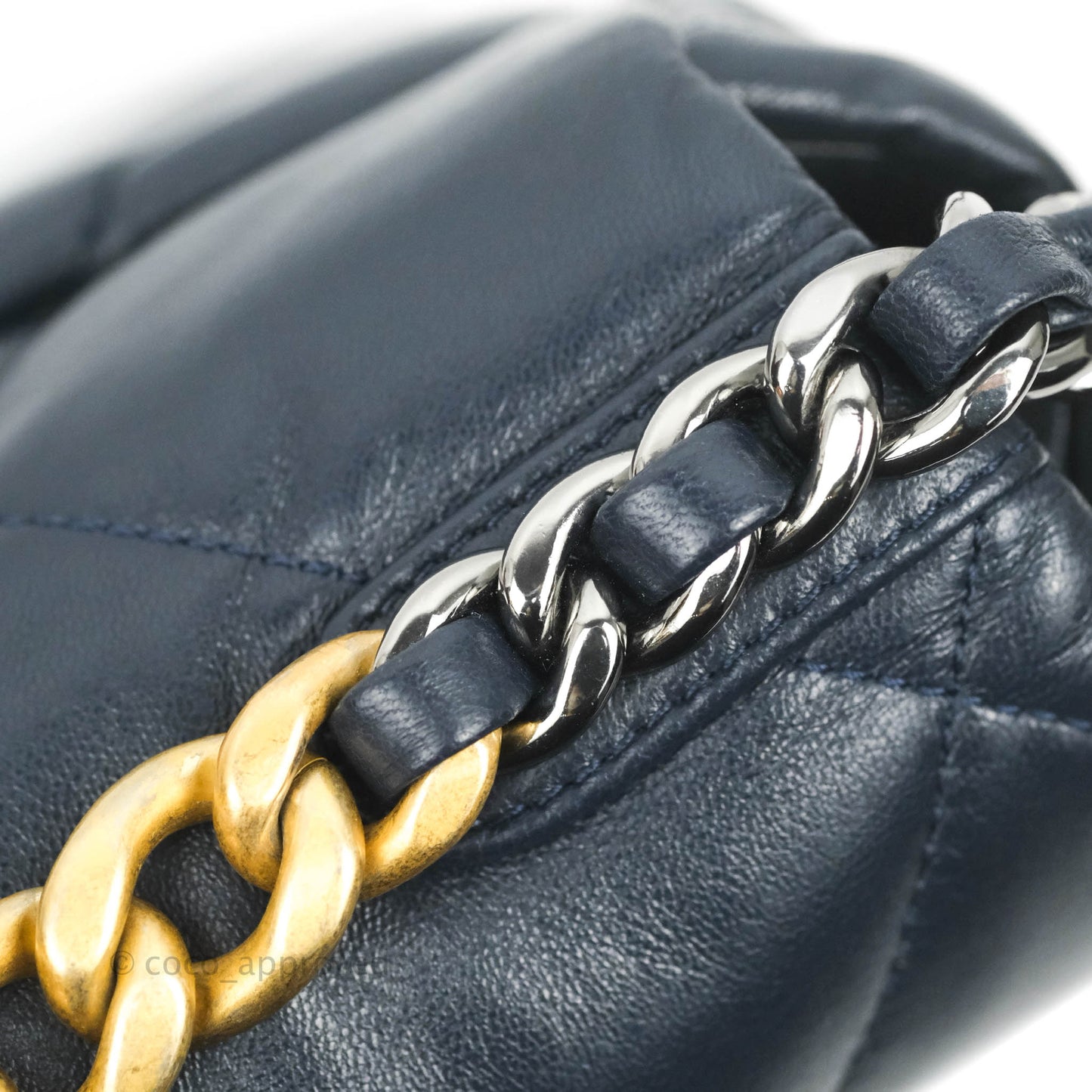 Chanel 19 Small Navy Mixed Hardware