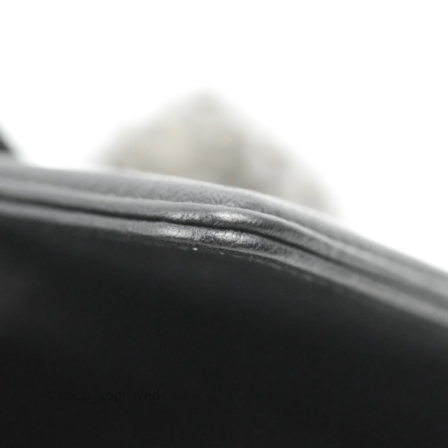 Chanel Quilted Small Boy Studded Bag Black Aged Calfskin Ruthenium Hardware