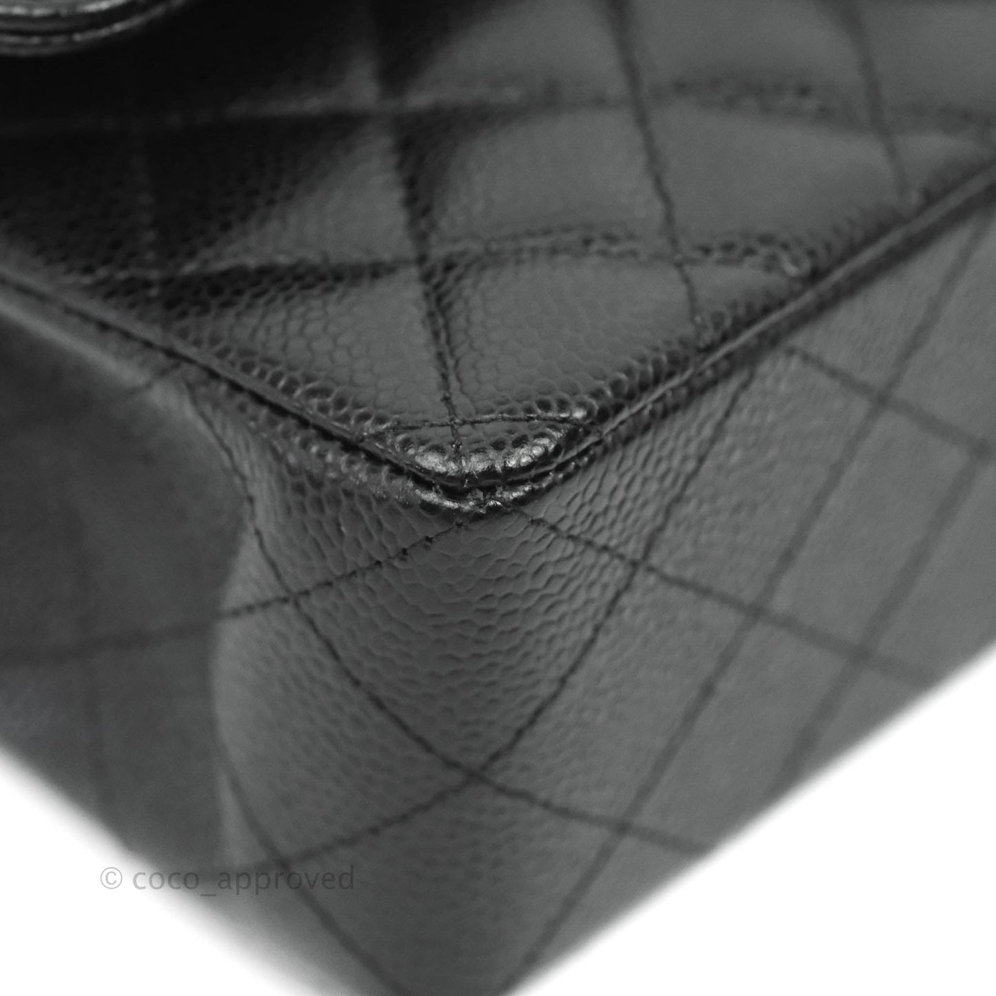 Chanel Classic Small S/M Flap Black Caviar Gold Hardware