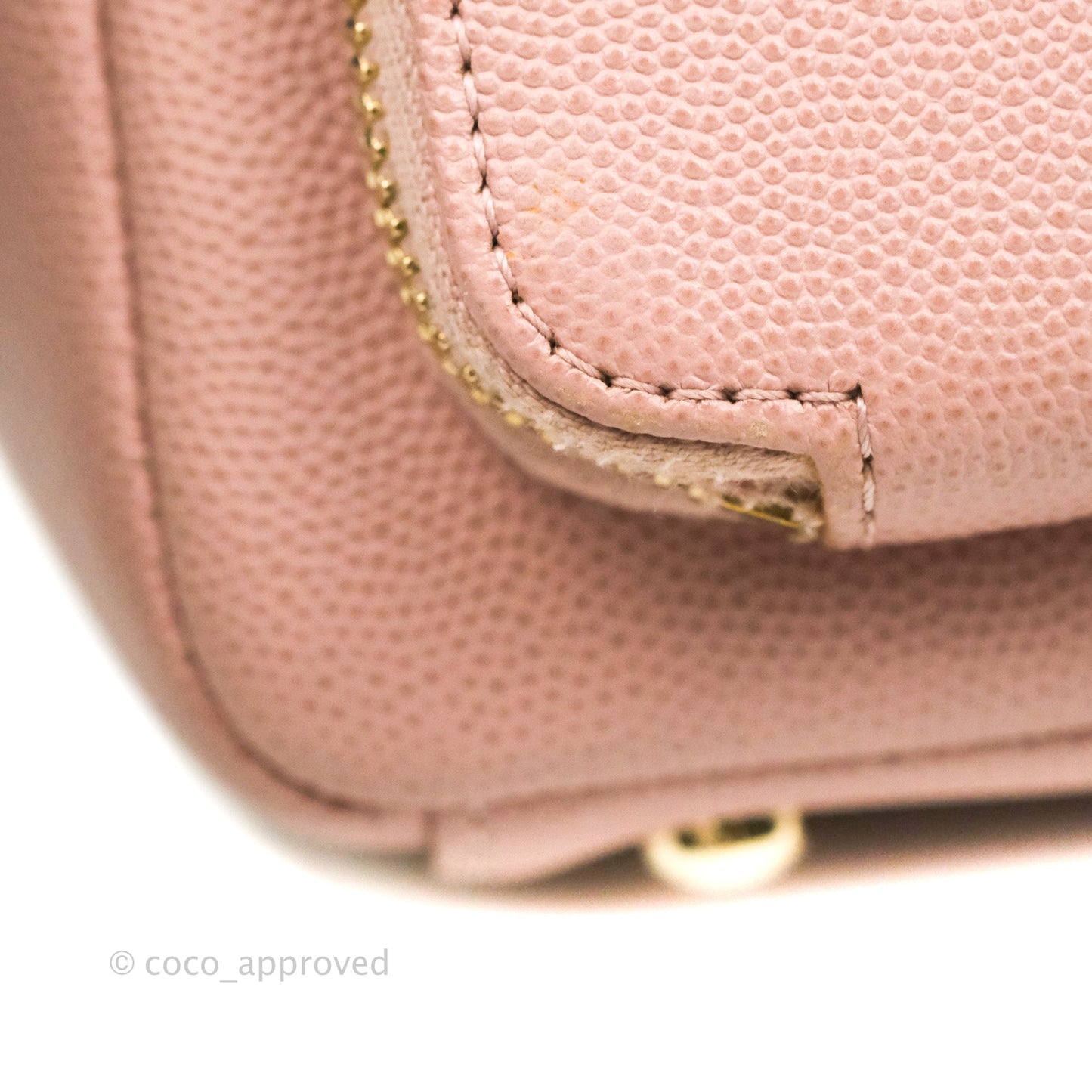 Chanel Quilted Small Business Affinity Flap Pink Caviar Gold Hardware