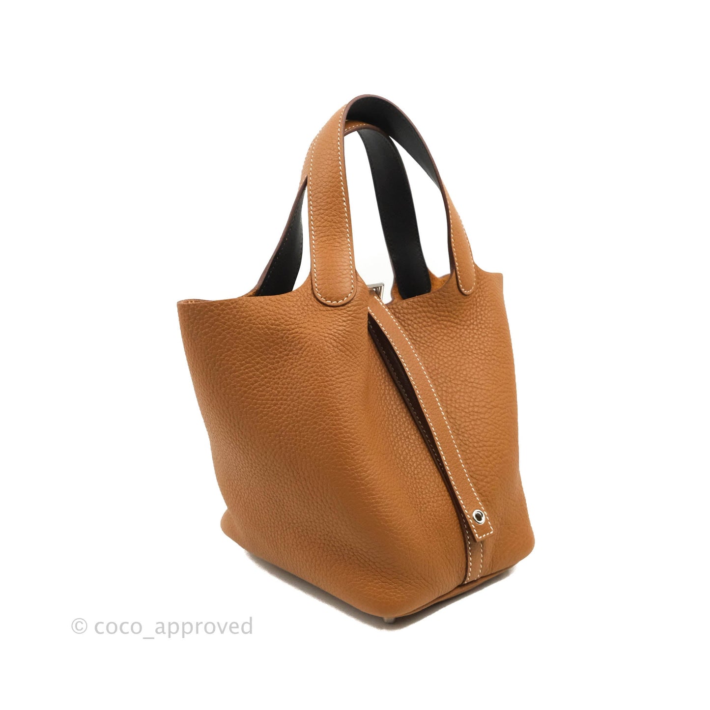 Hermès Picotin Lock 18 PM Eclat Gold Ebene Clemence Palladium Hardware