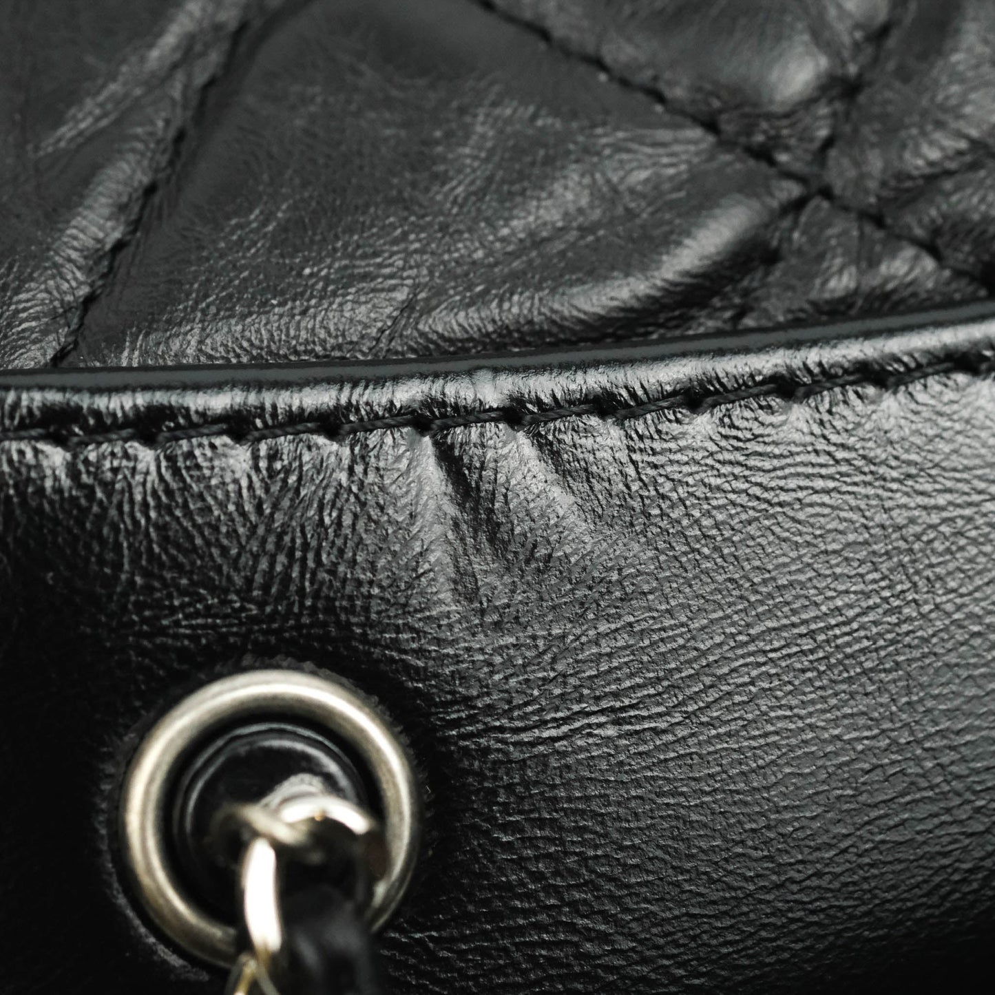 Chanel Small Gabrielle Backpack Black Aged Calfskin