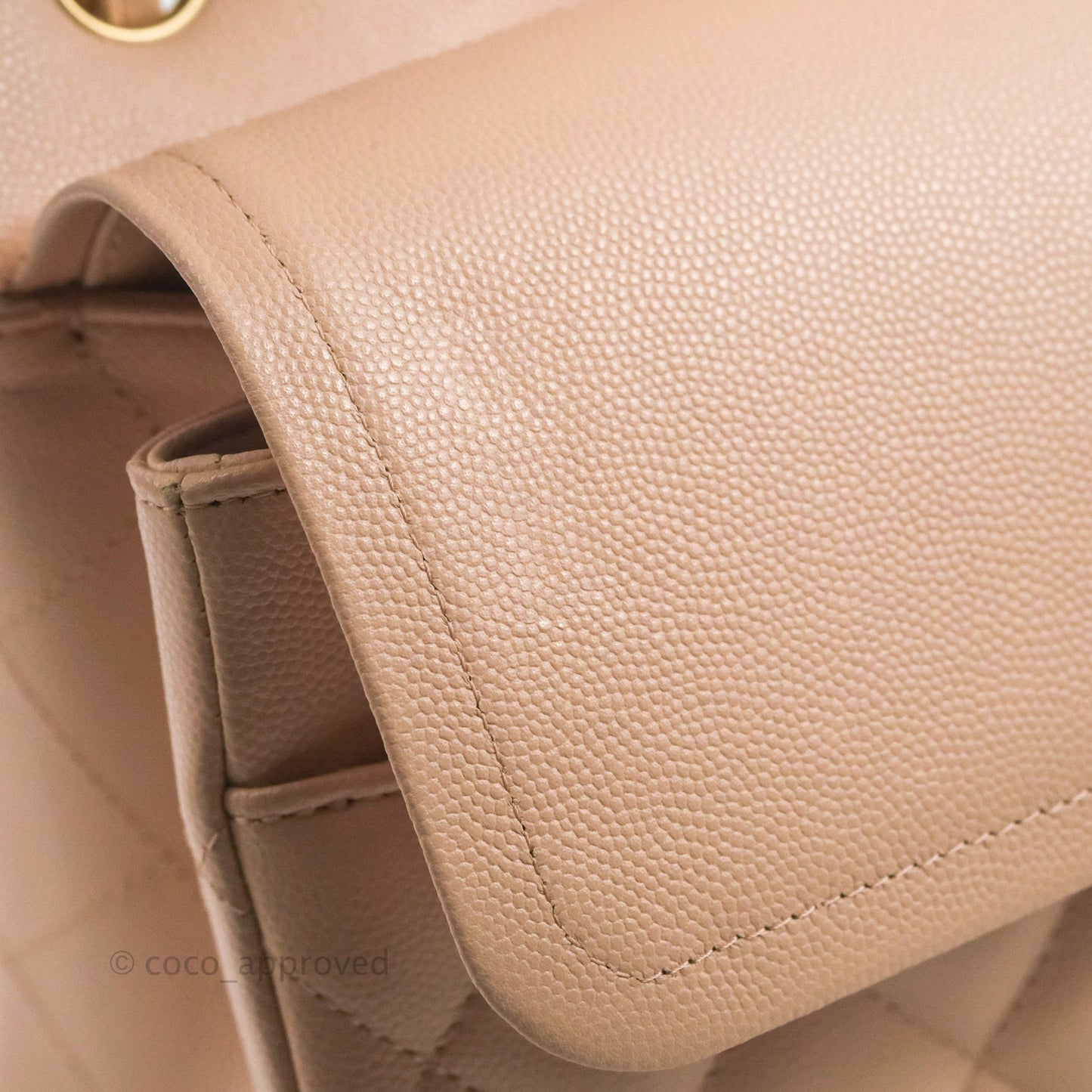 Chanel Jumbo Double Flap Rose Clair Pink Caviar Gold Hardware⁣⁣