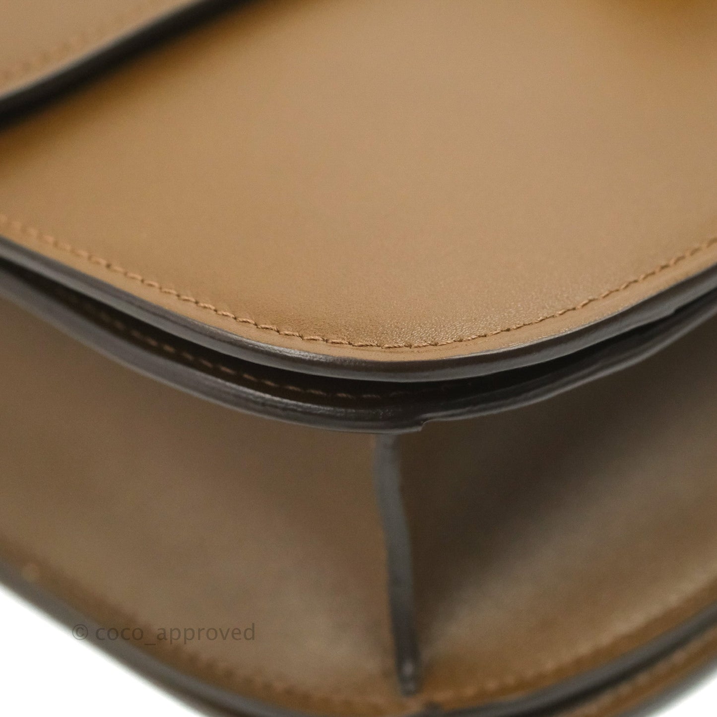 Celine Medium Classic Box Flap Caramel Smooth Calfskin