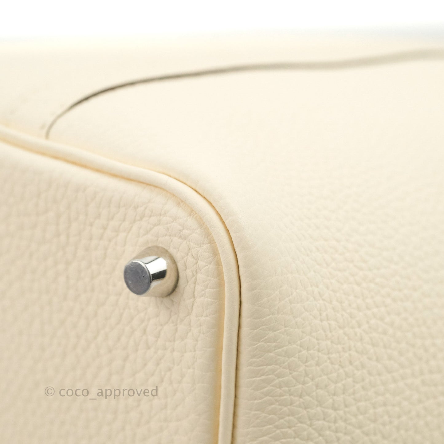 Hermès Picotin Lock 18 PM Nata Clemence Silver Hardware