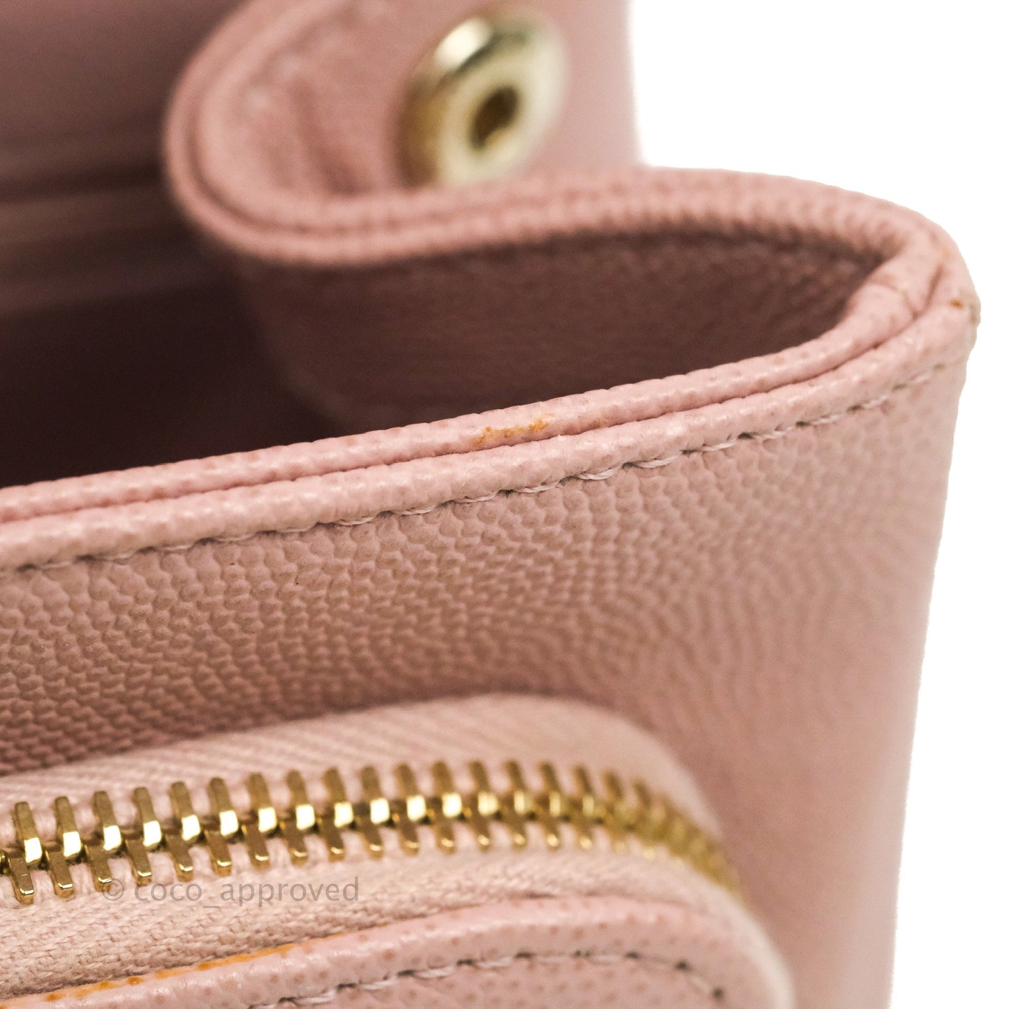 Chanel Quilted Small Business Affinity Flap Pink Caviar Gold Hardware