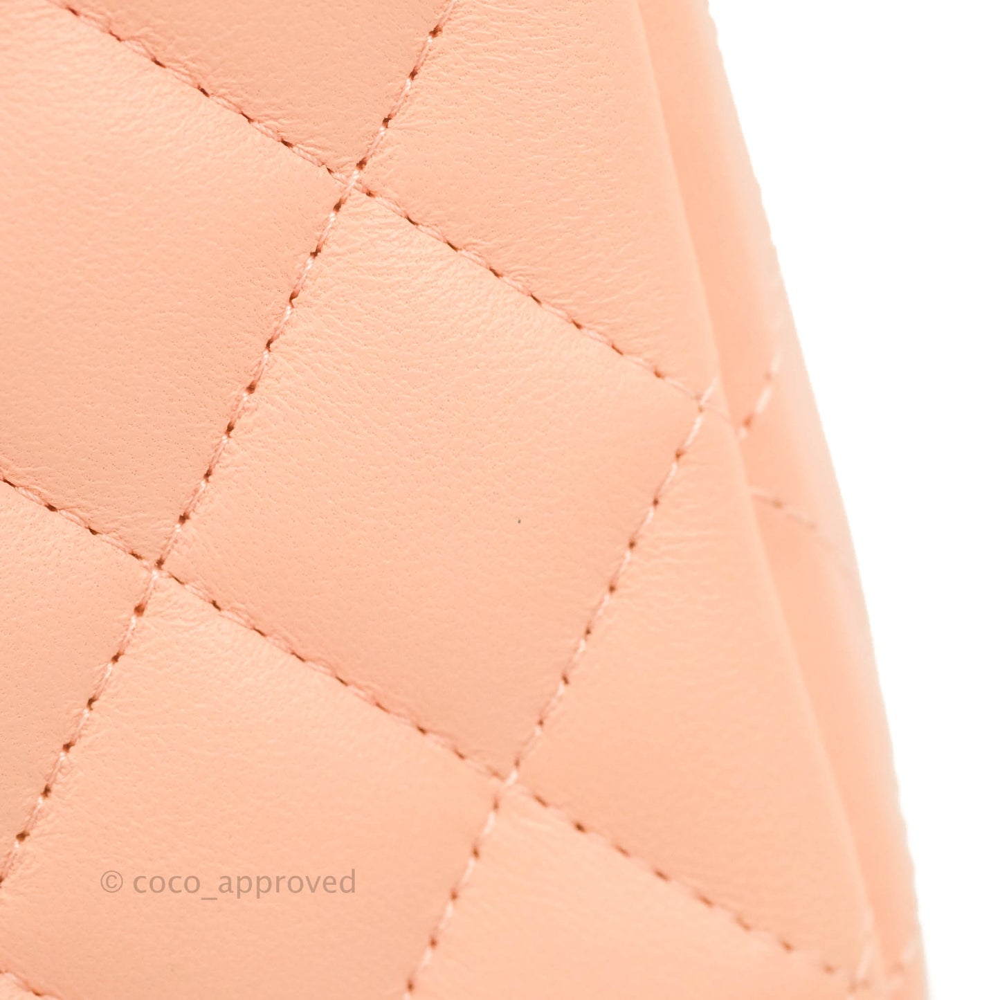 Chanel Quilted Mini Rectangular Flap Orange Clair Lambskin Gold Hardware