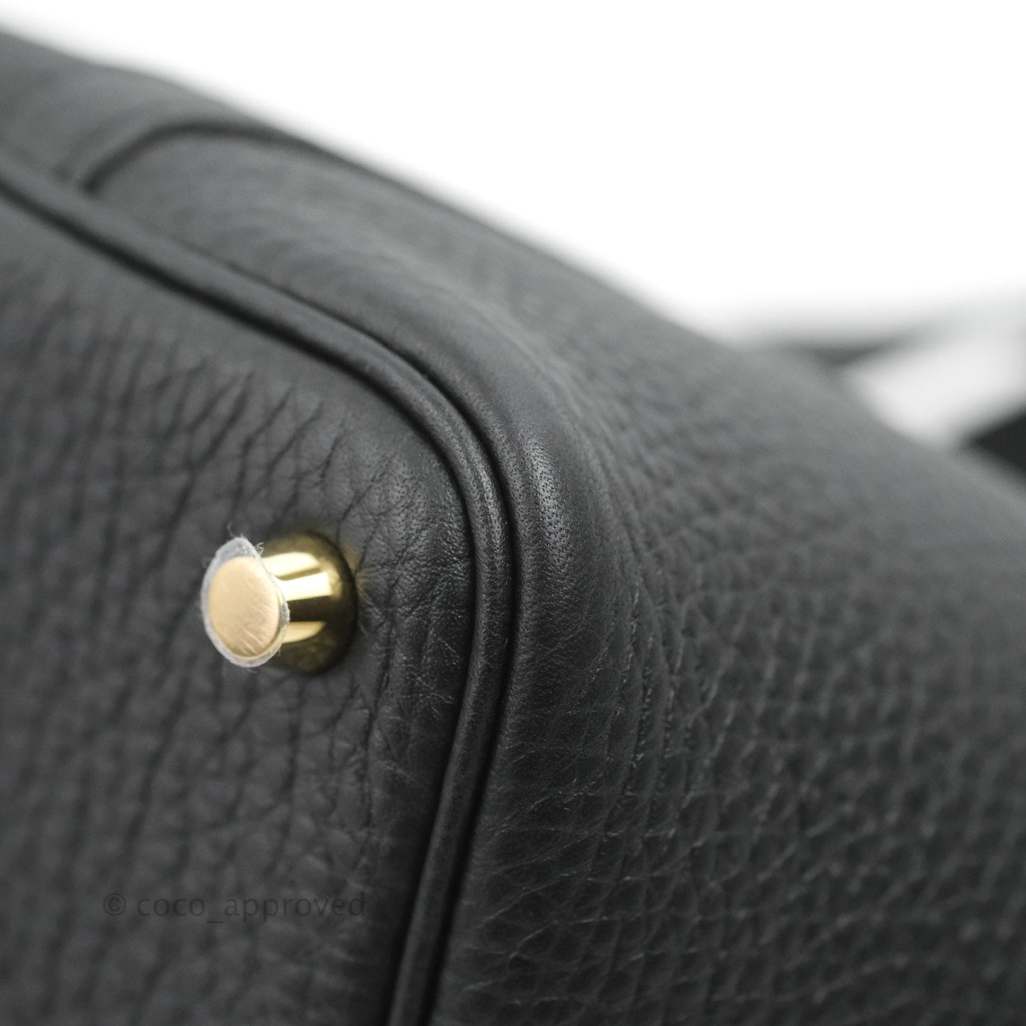 Hermès Picotin Lock 18 Black Clemence Gold Hardware