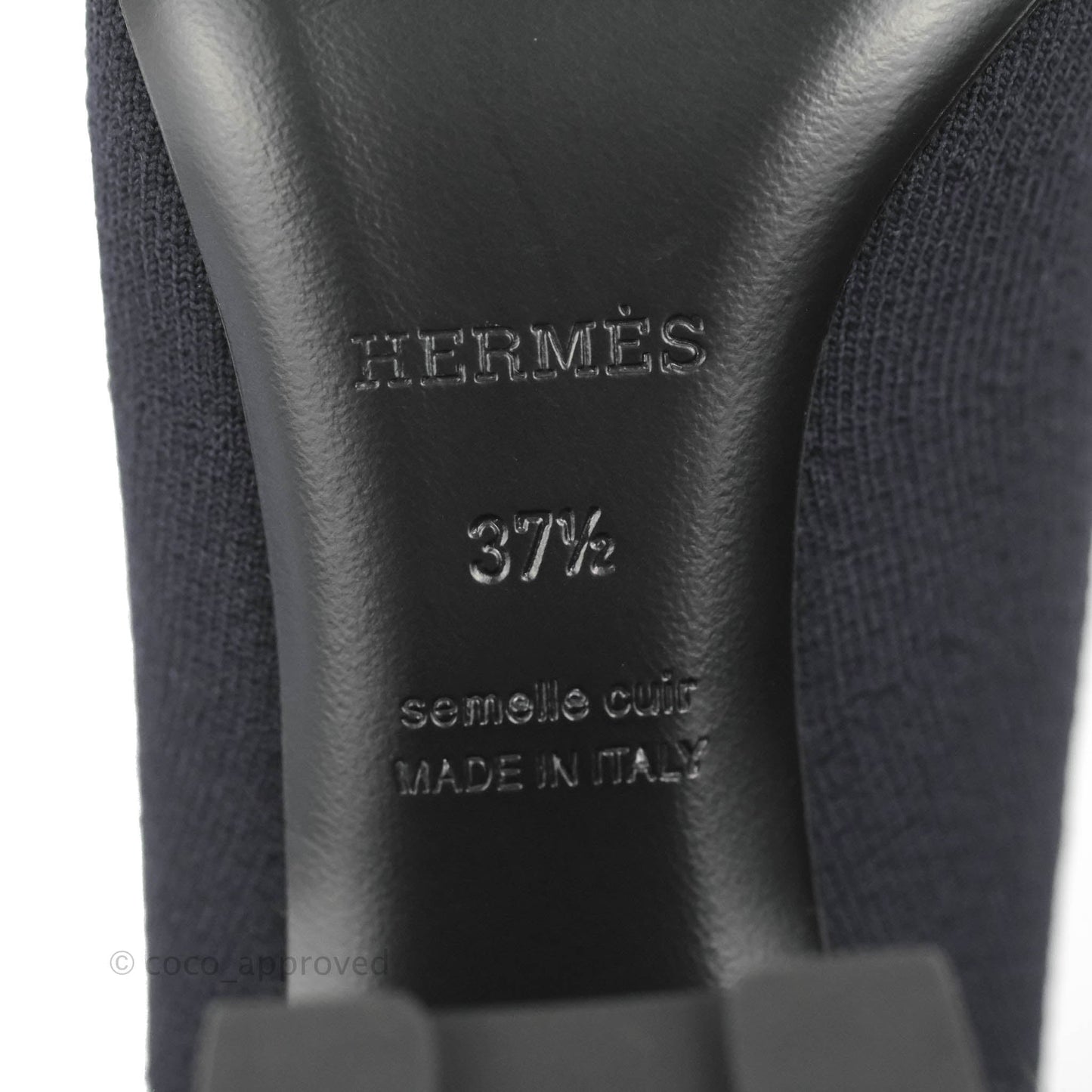 Hermes Knit Calfskin Volver 60 Ankle Boots Black